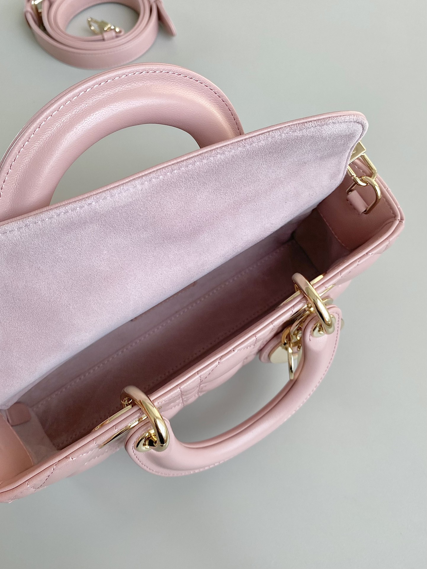 Dior Christian Dior Small Lady D-Joy Bag Pink For Women 9in/22cm1:1High-quality replica