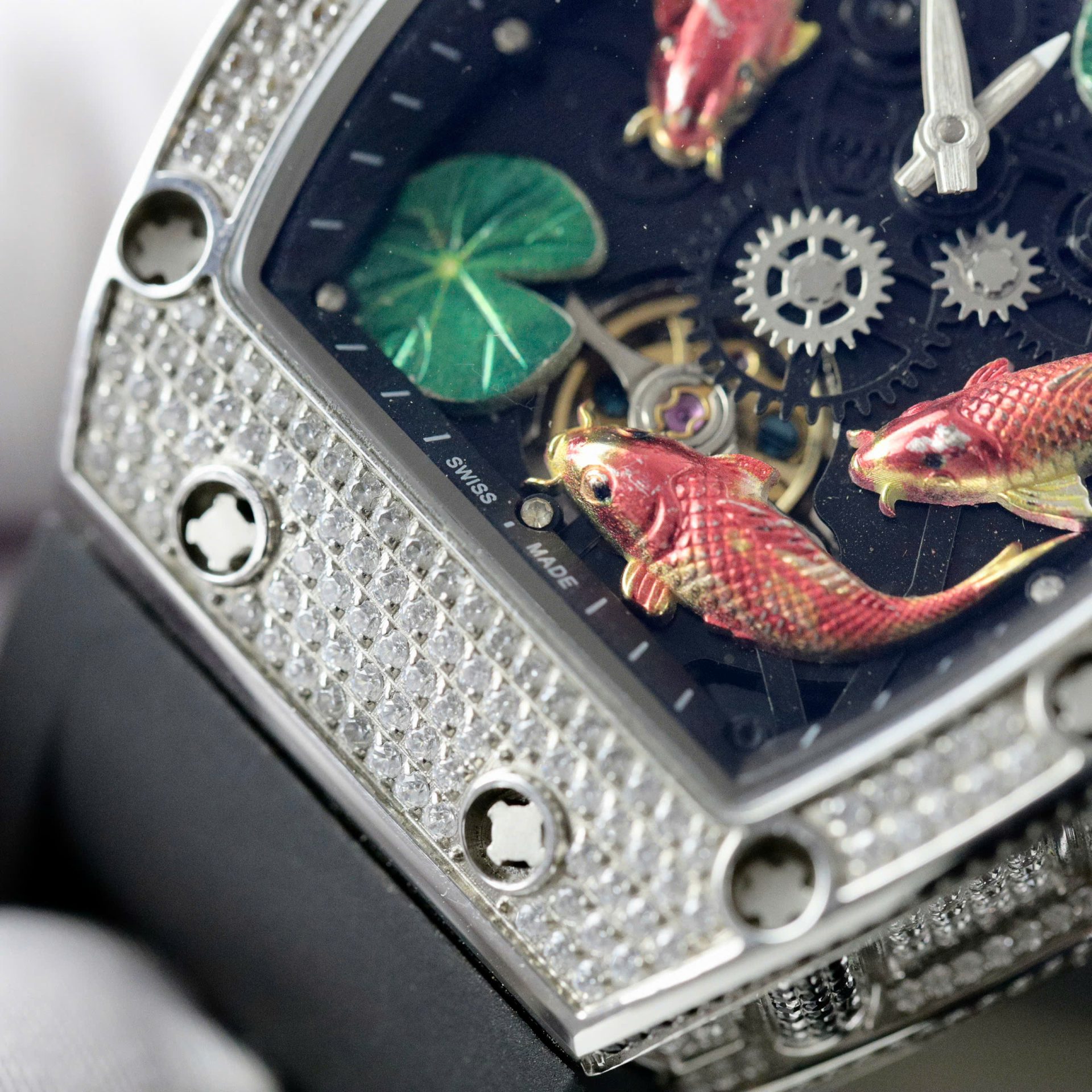 Richard Mille Replica Watch Rubber Strap Black 42mm - Top club