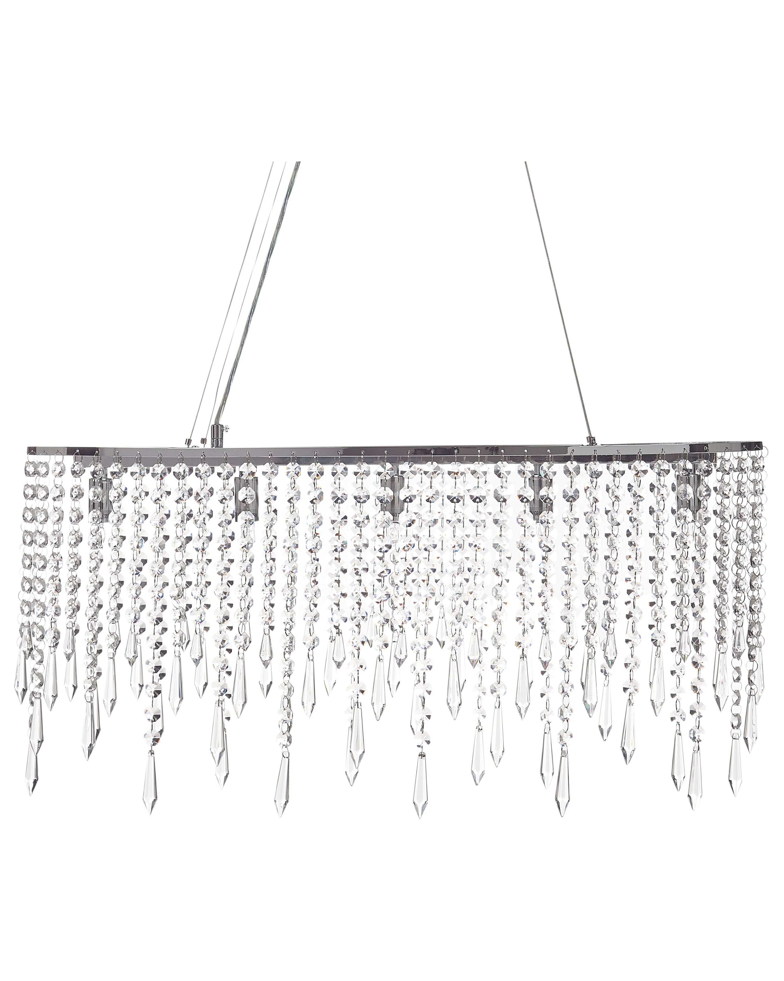 Chandelier CALVELLE Crystal Silver