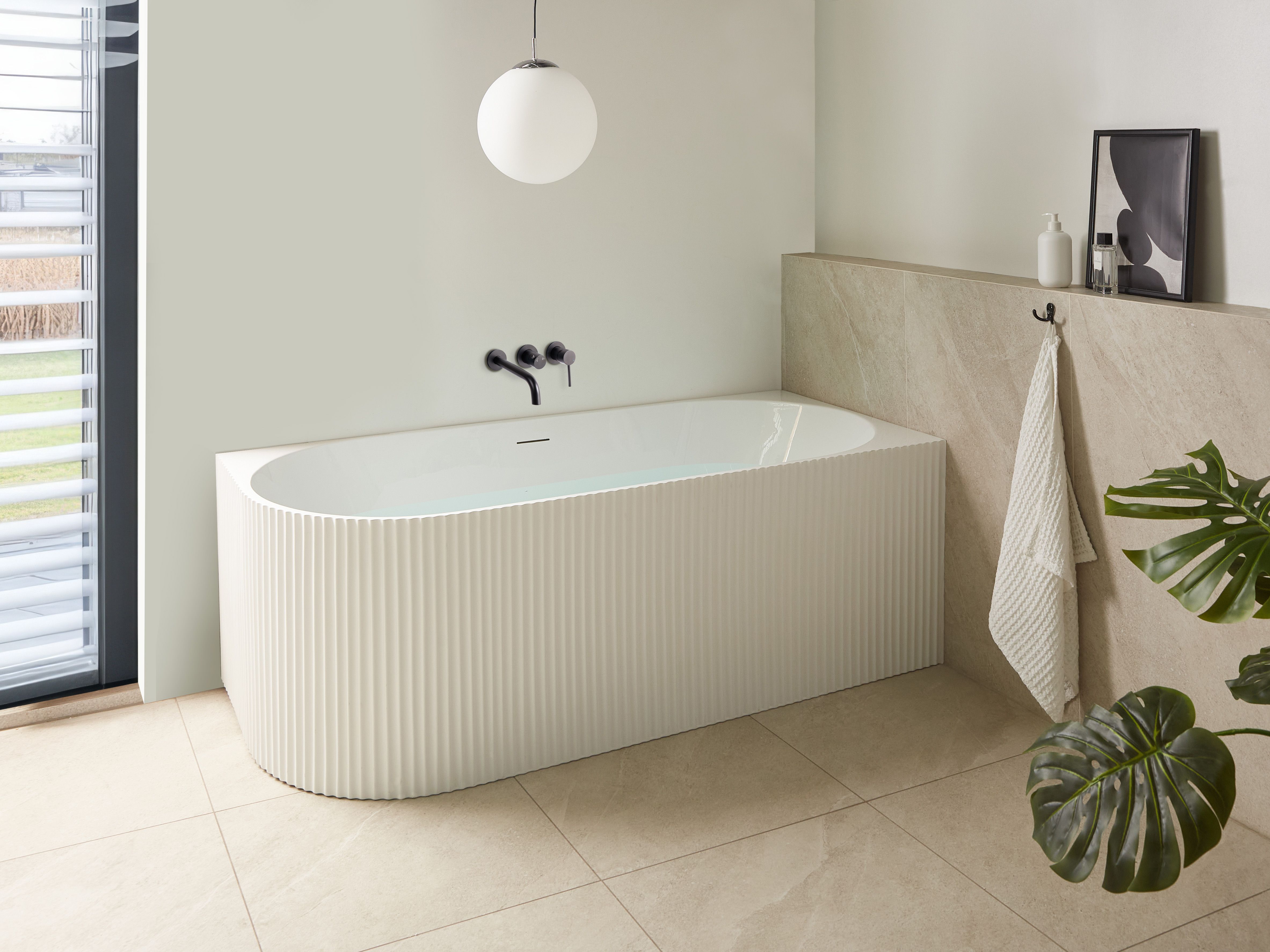 Corner Bath GOCTA Left Hand 1700 x 770 mm White