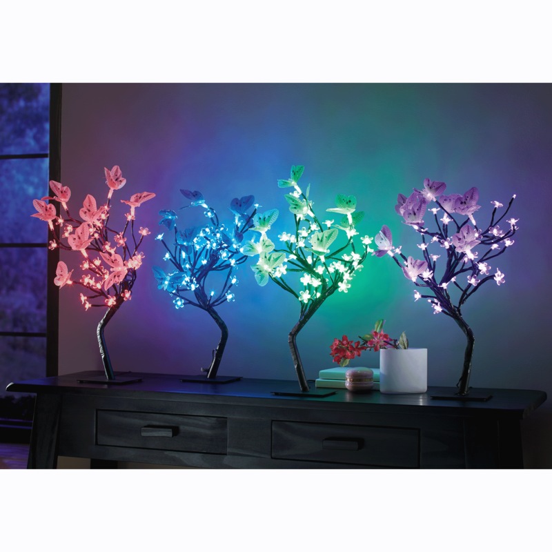 Lighted Butterfly Tree Table Lamp - MIDNIGHT VELVET CATALOG