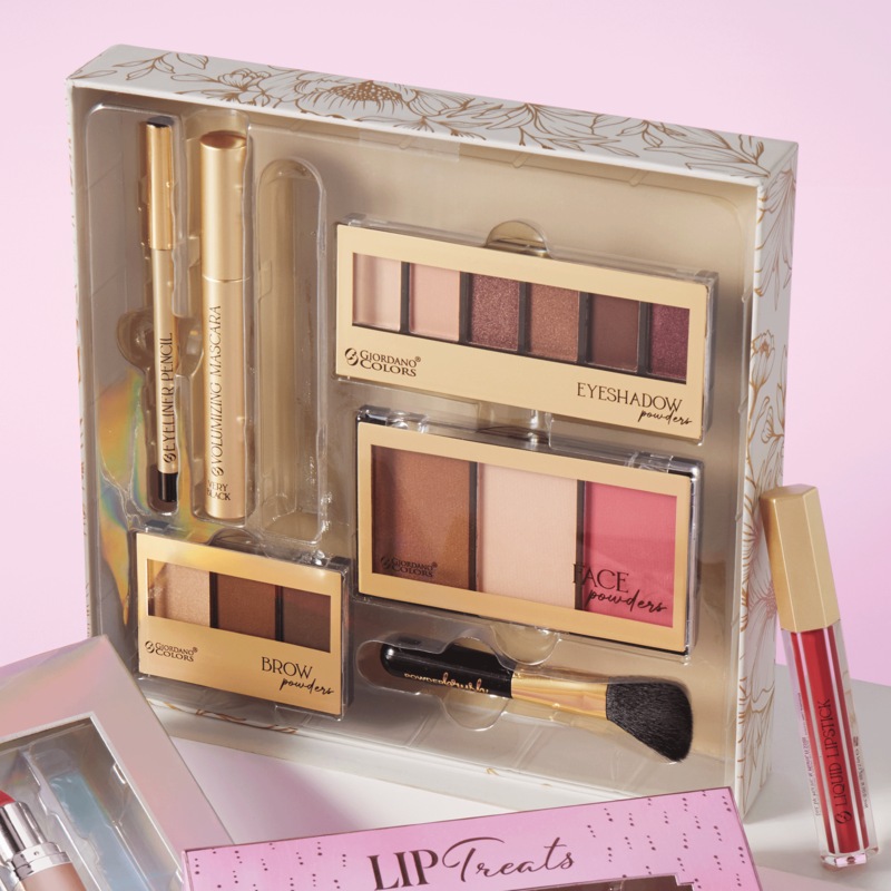 Michael Giordano Makeup Essentials Set with Eyeliner, Mascara, Lipstick and More - MIDNIGHT VELVET CATALOG