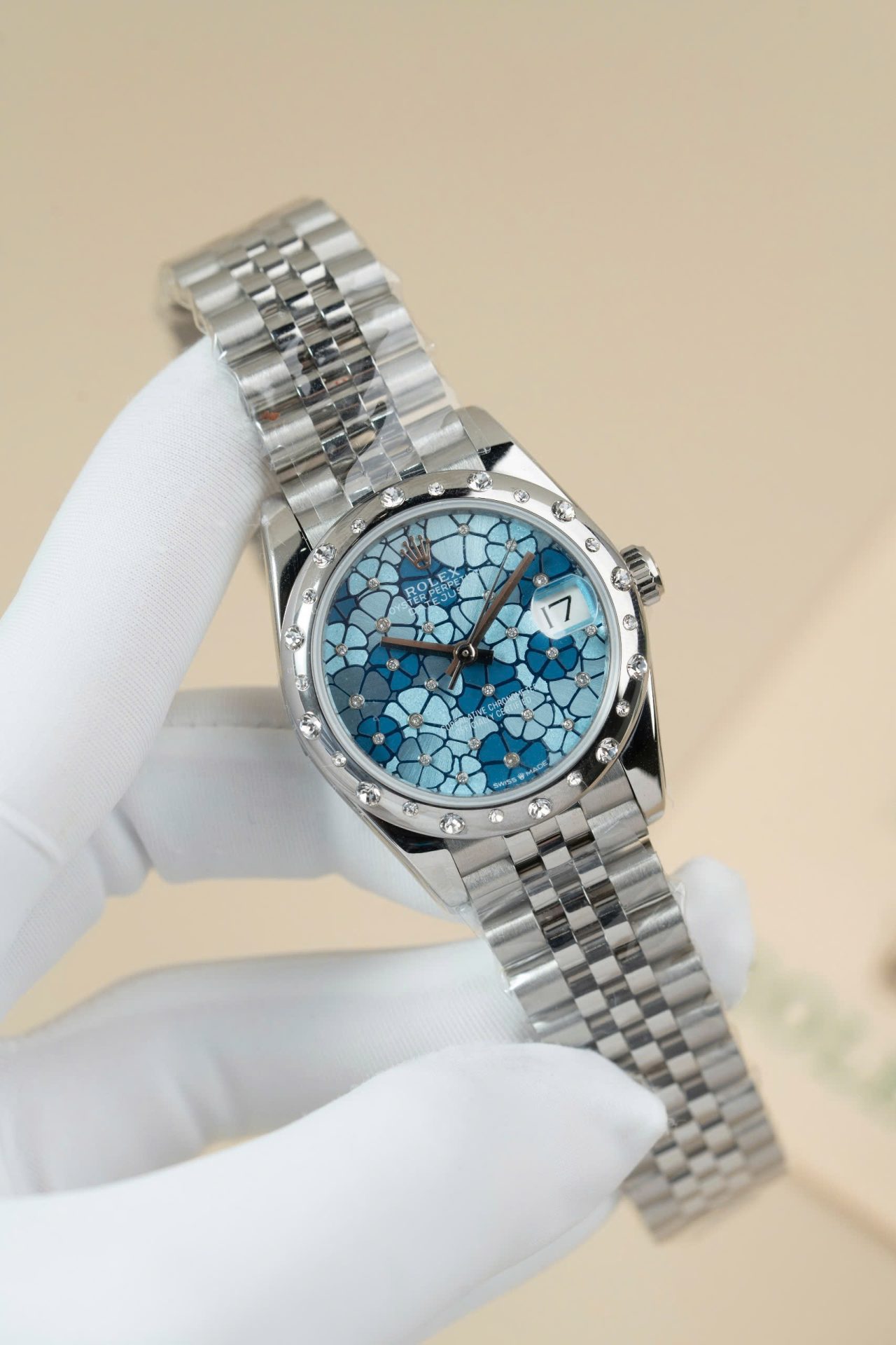 Rolex Replica Watches DateJust Lady 278344 Flower Dial 31mm - Elite Watch Atelier