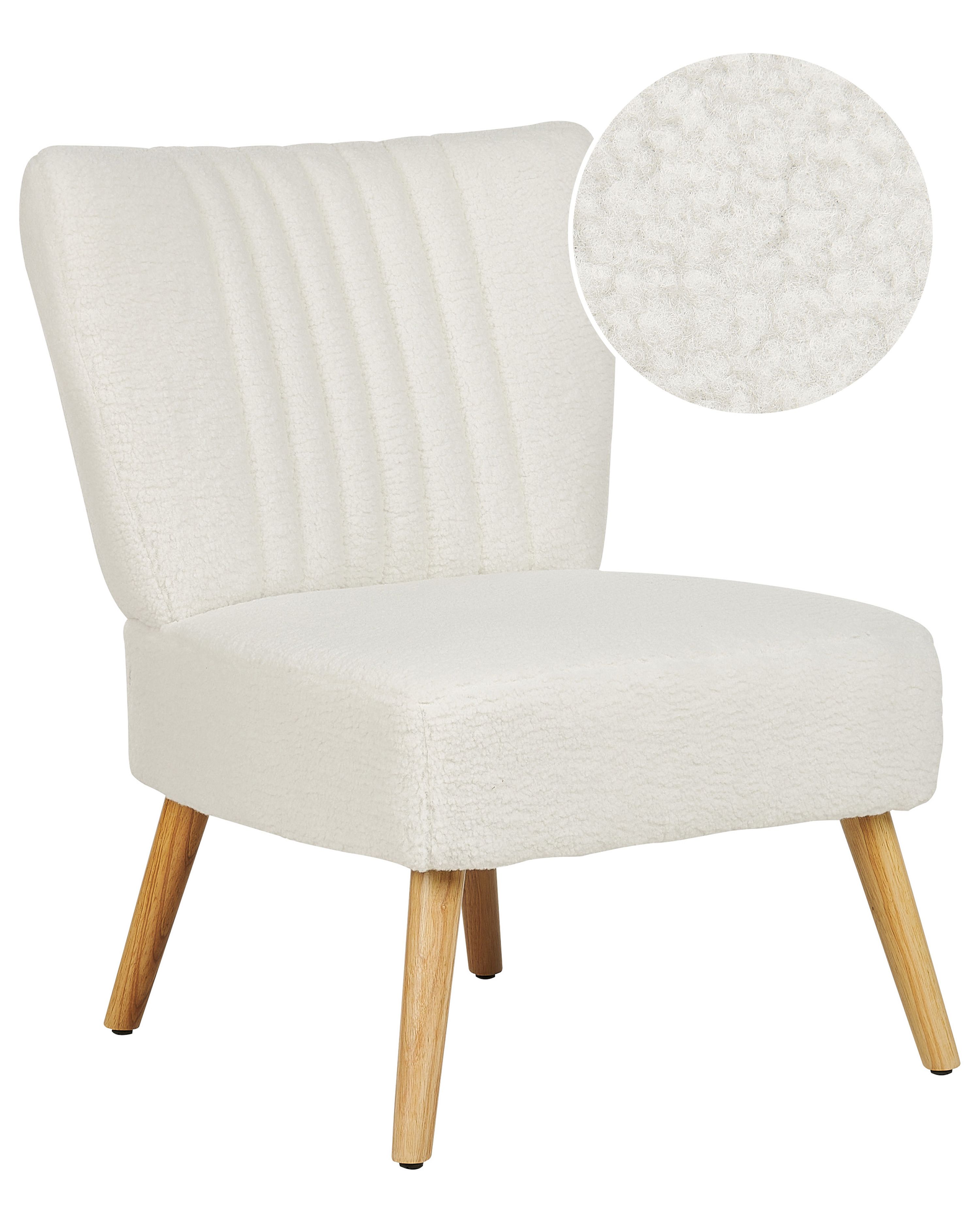 Armchair VAASA Boucle White