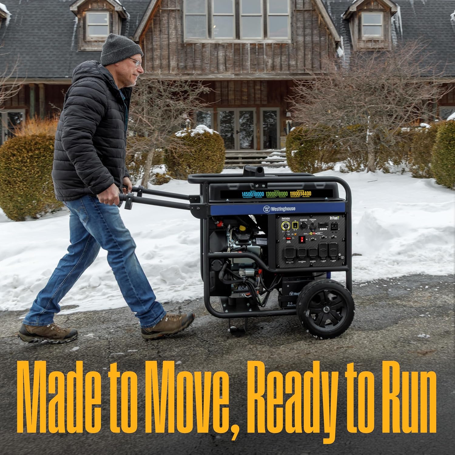Westinghouse Tri-Fuel Portable Generator 18 000 Peak Watt - WGen14500TFc - Image 8 Westinghouse Tri-Fuel Portable Generator 18 000 Peak Watt - WGen14500TFc - Image 8