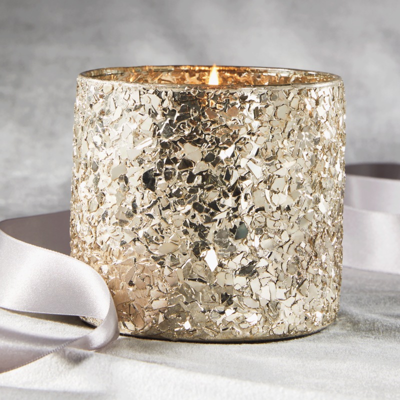 Gold Mercury Glass Votive Holder - MIDNIGHT VELVET CATALOG