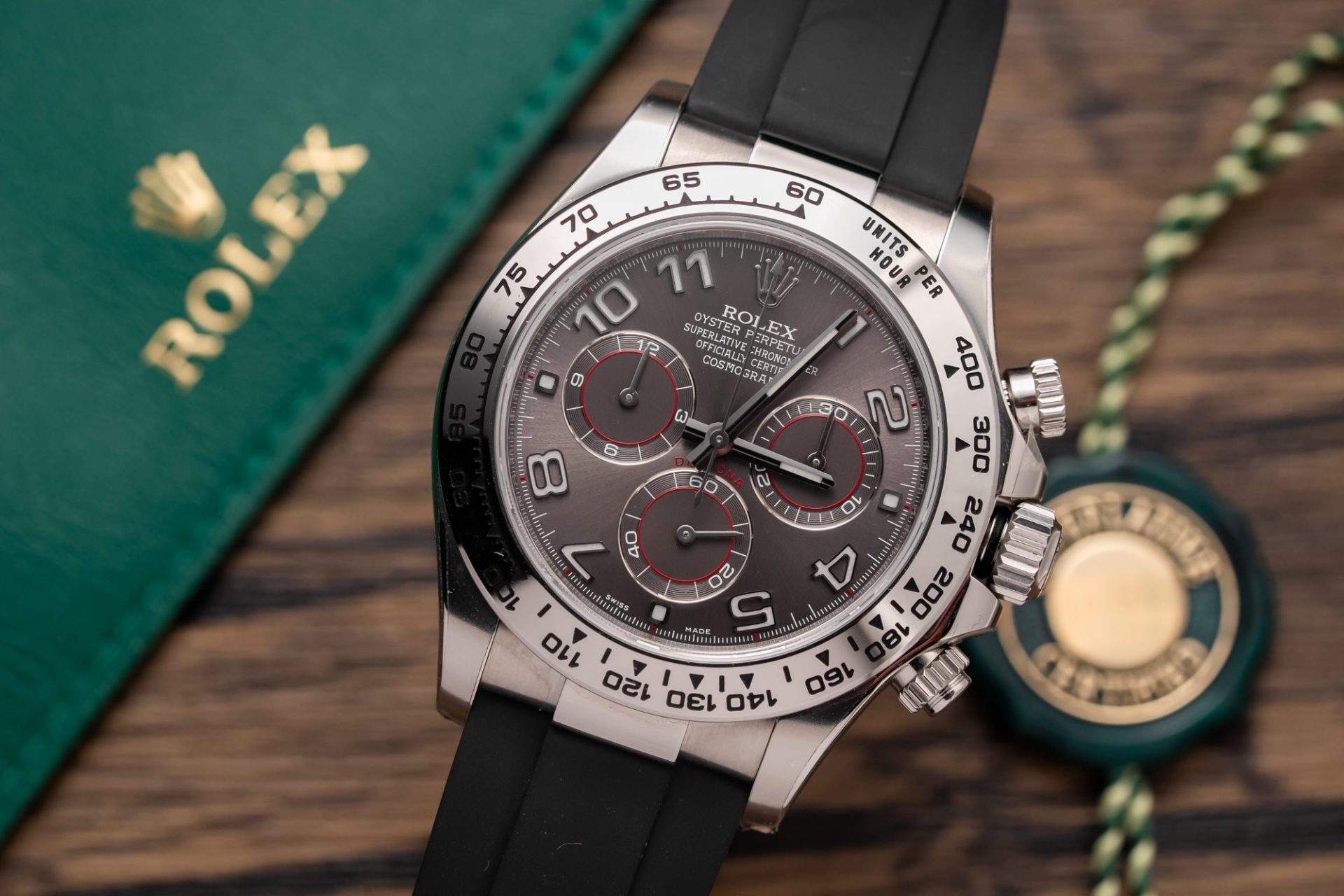 Rolex Replica 1:1 Watch Daytona 116509 Gray Dial Arabic Numerals 40mm - Elite Watch Atelier