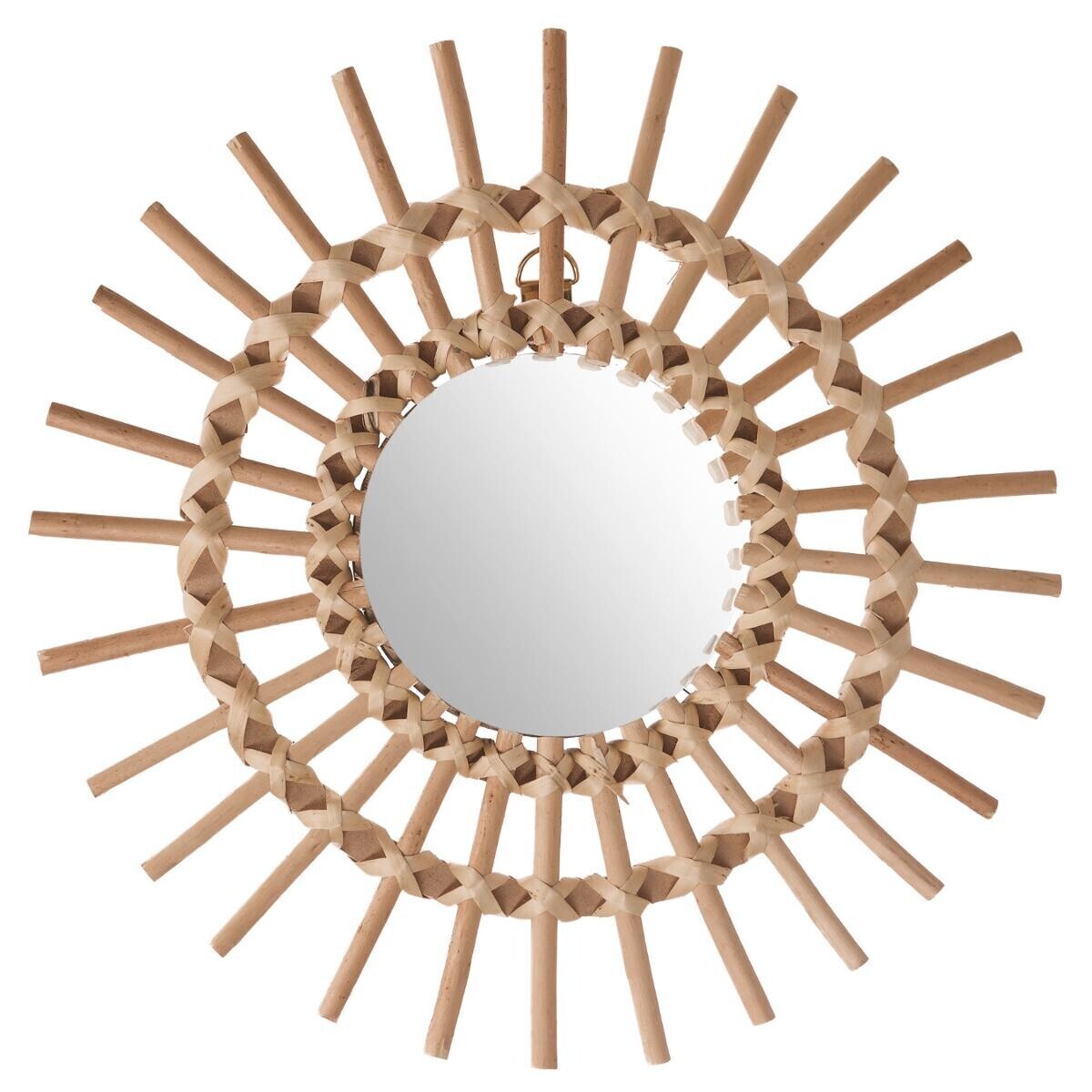 Mirror"Jane" Rattan, D.30 cm