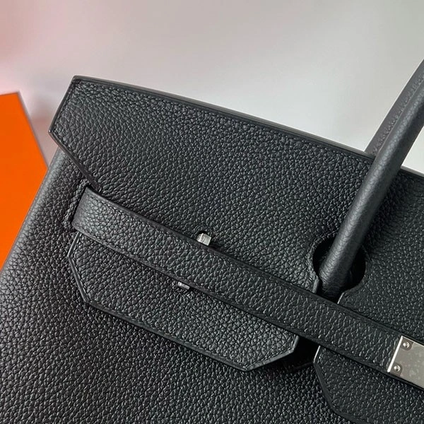Hermes Birkin 40 Replica Togo Black with Silver Hardware1:1High-quality replica