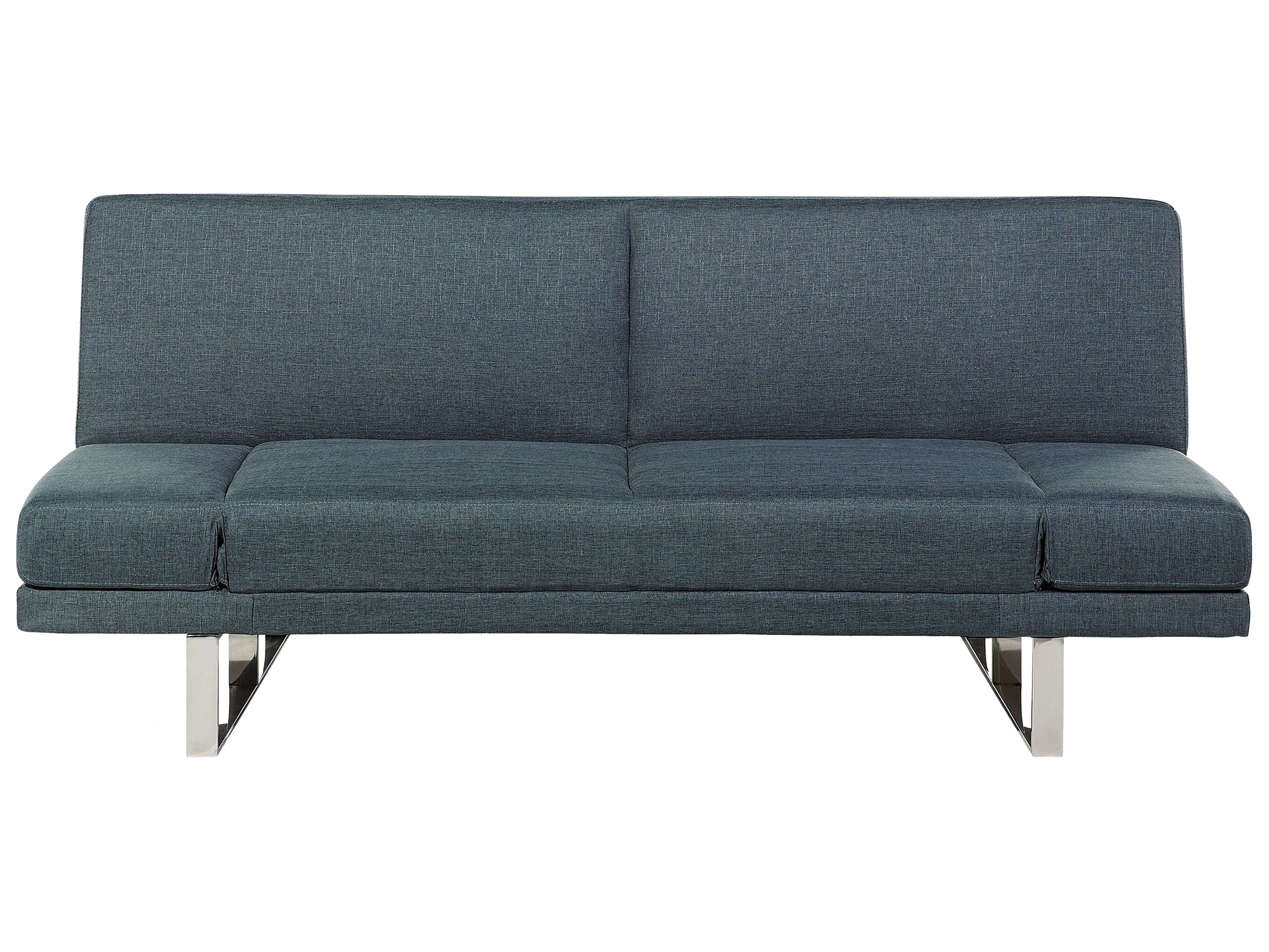 Sofa Bed 2 Seater YORK Fabric Blue
