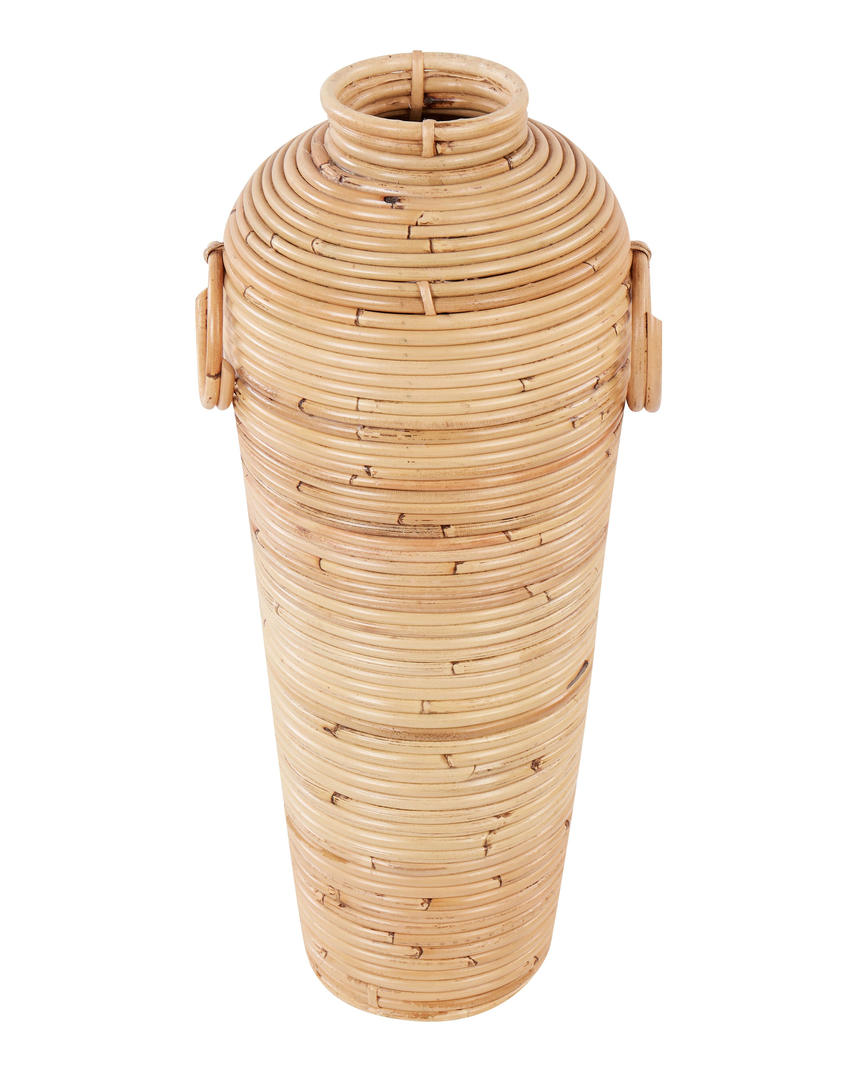 Decorative Vase ELATIA Rattan 50 cm Natural