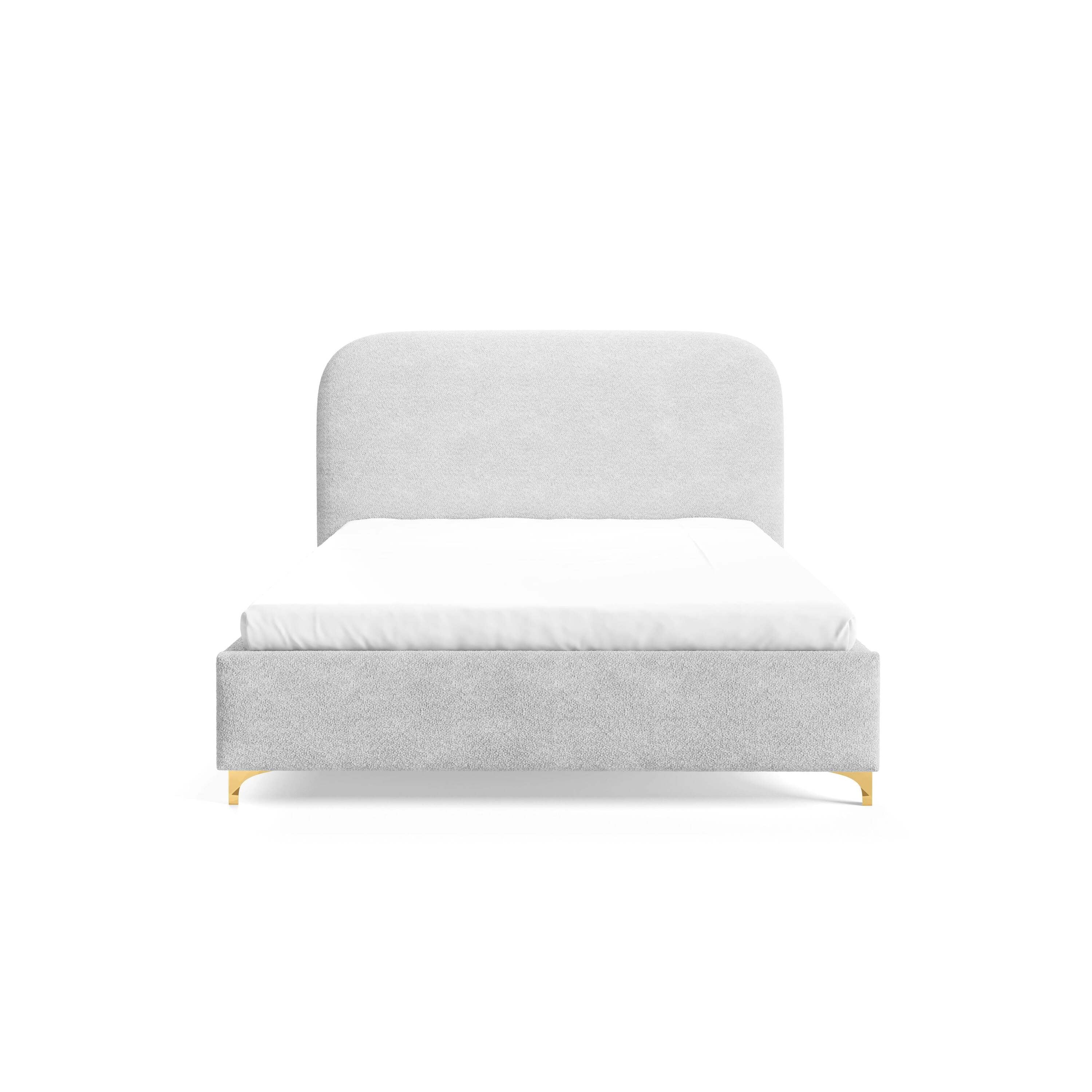 Blokker Aura Bedframe - 180 x 200 cm - Lichtgrijs