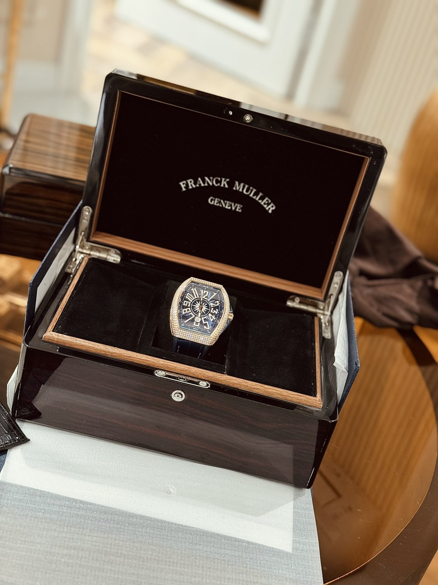 Franck Muller Replica 11 Watch Vanguard Yachting V45 SC DT Blue ABF 45mm - Top club