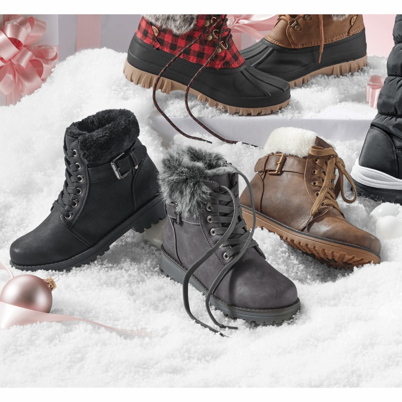 LAMO Kit Leather Bootie with Faux Fur - MIDNIGHT VELVET CATALOG