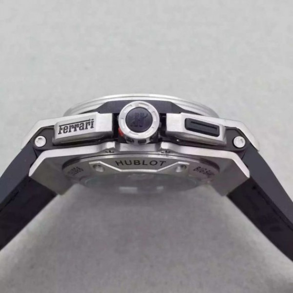 Replica Hublot Big Bang Ferrari Limited Edition SS Black Dial Black Rubber Strap A7753 - Top club