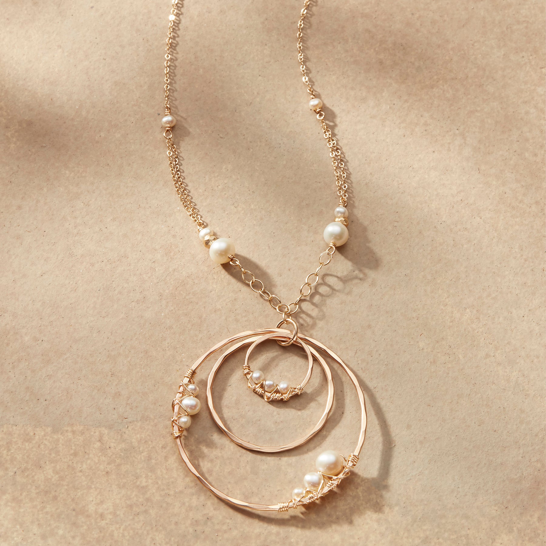 Pearly Orbits Necklace - Sundance Clothing