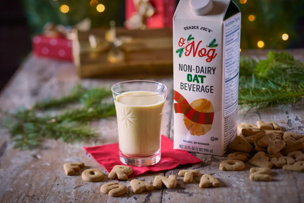 O Nog Non Dairy Oat Beverage Vegan Holiday Creamy Drink