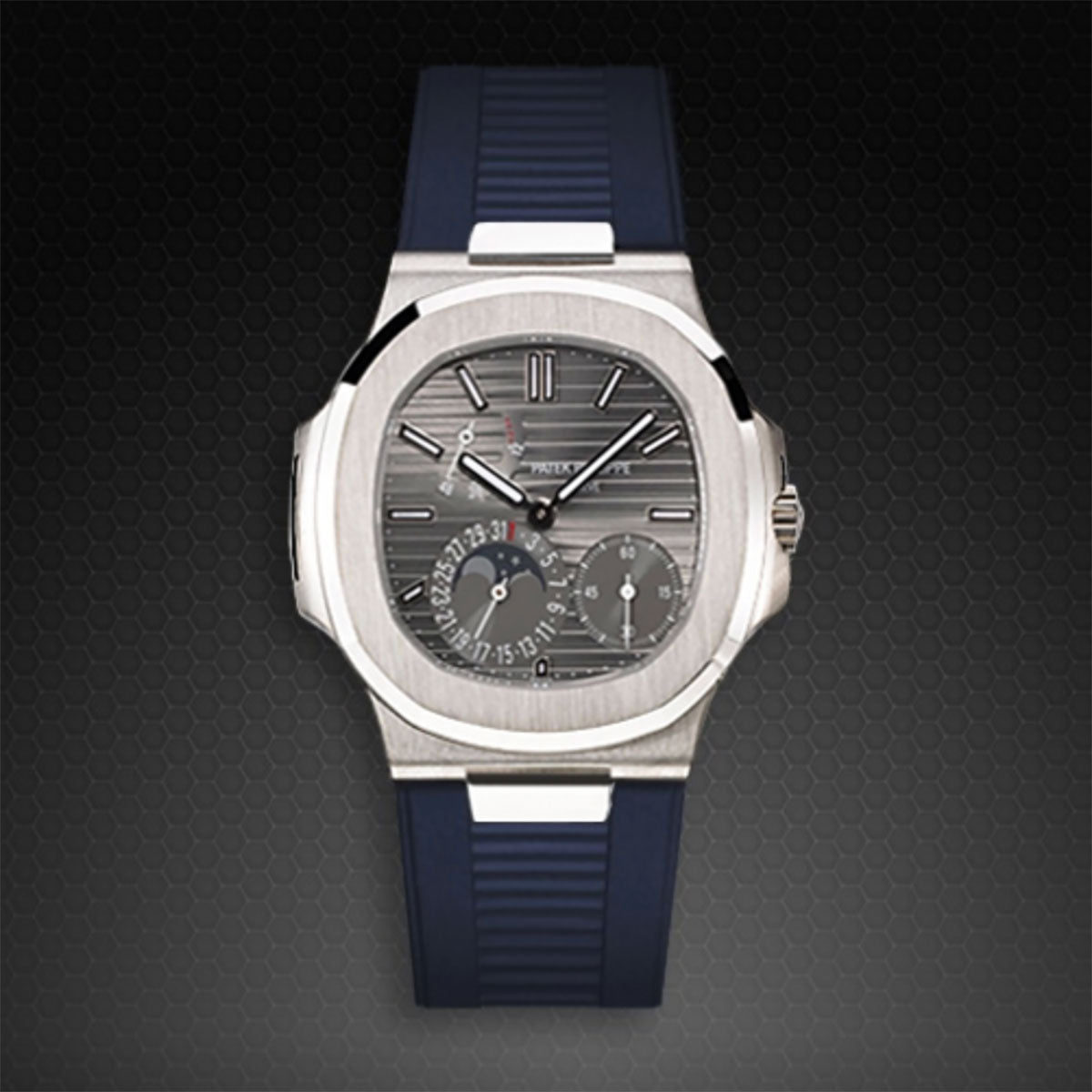 Patek Philippe - Rubber B strap for Nautilus 5712 RG / WG(1:1 replica) - Top club