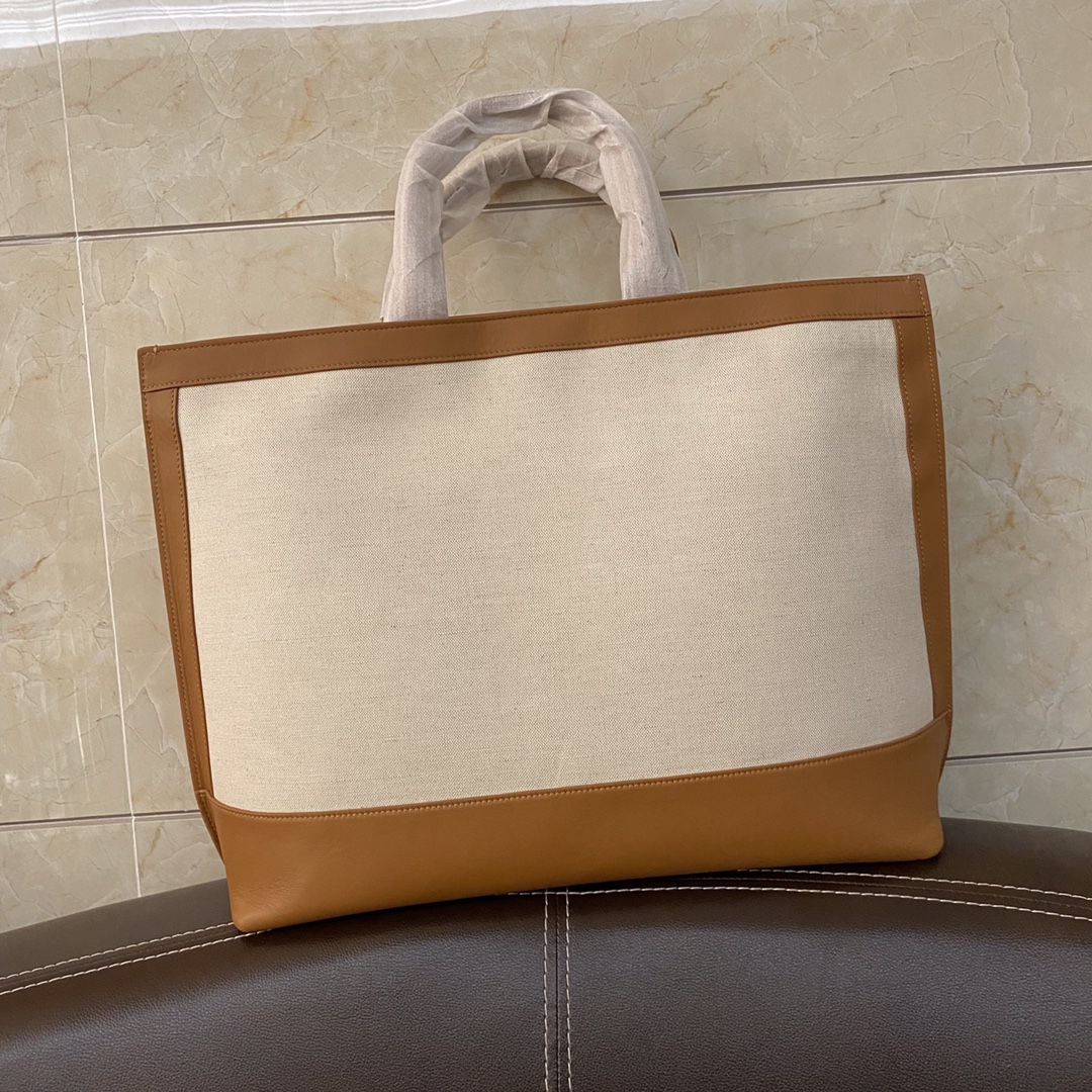 SHOPPING TAG IN CANVAS AND LEATHER1:1High-quality replica