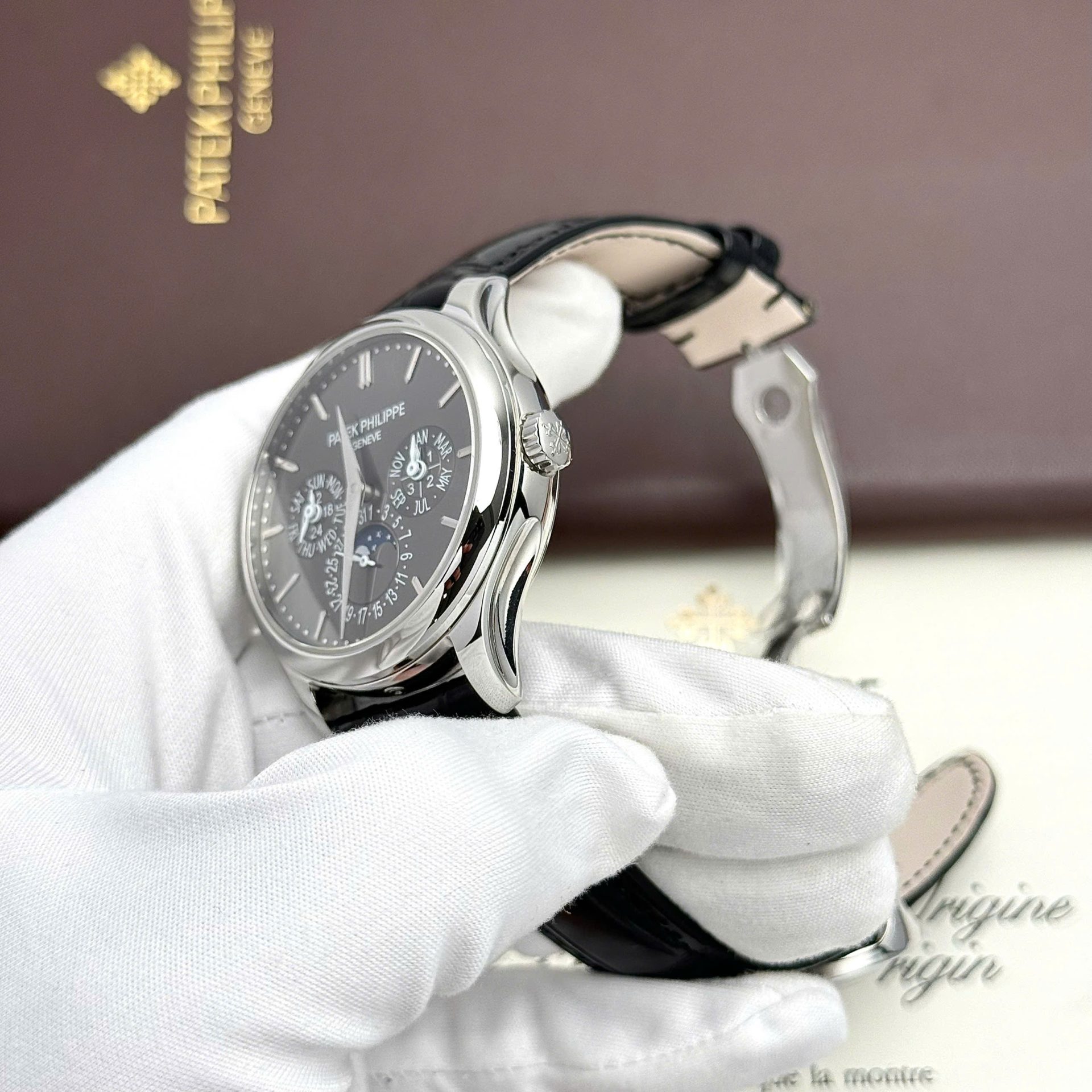 Patek Philippe Super Clone Watches Grand Complications 5327G Automatic Movement Gray Dial 40mm - Top club