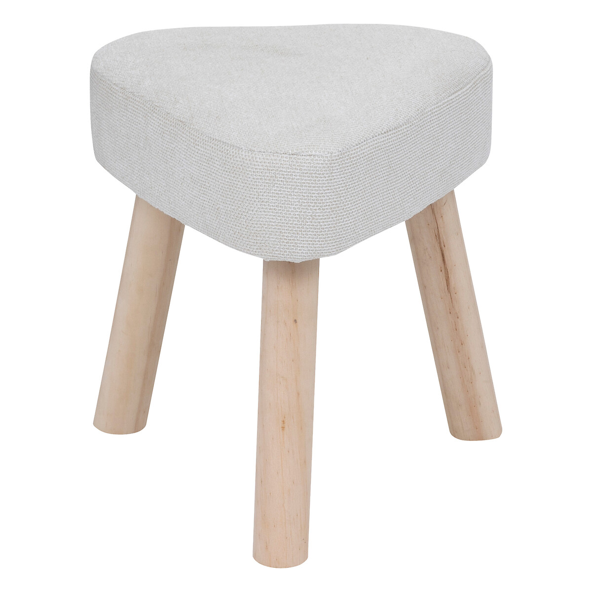 "Thena" stool Ivory white