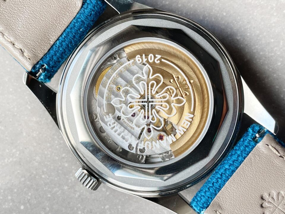 Replica PATEK PHILIPPE Calatrava 6007A-001 SS ZF 1:1 Best Edition Blue Dial on Blue Leather Strap A324CS - Top club