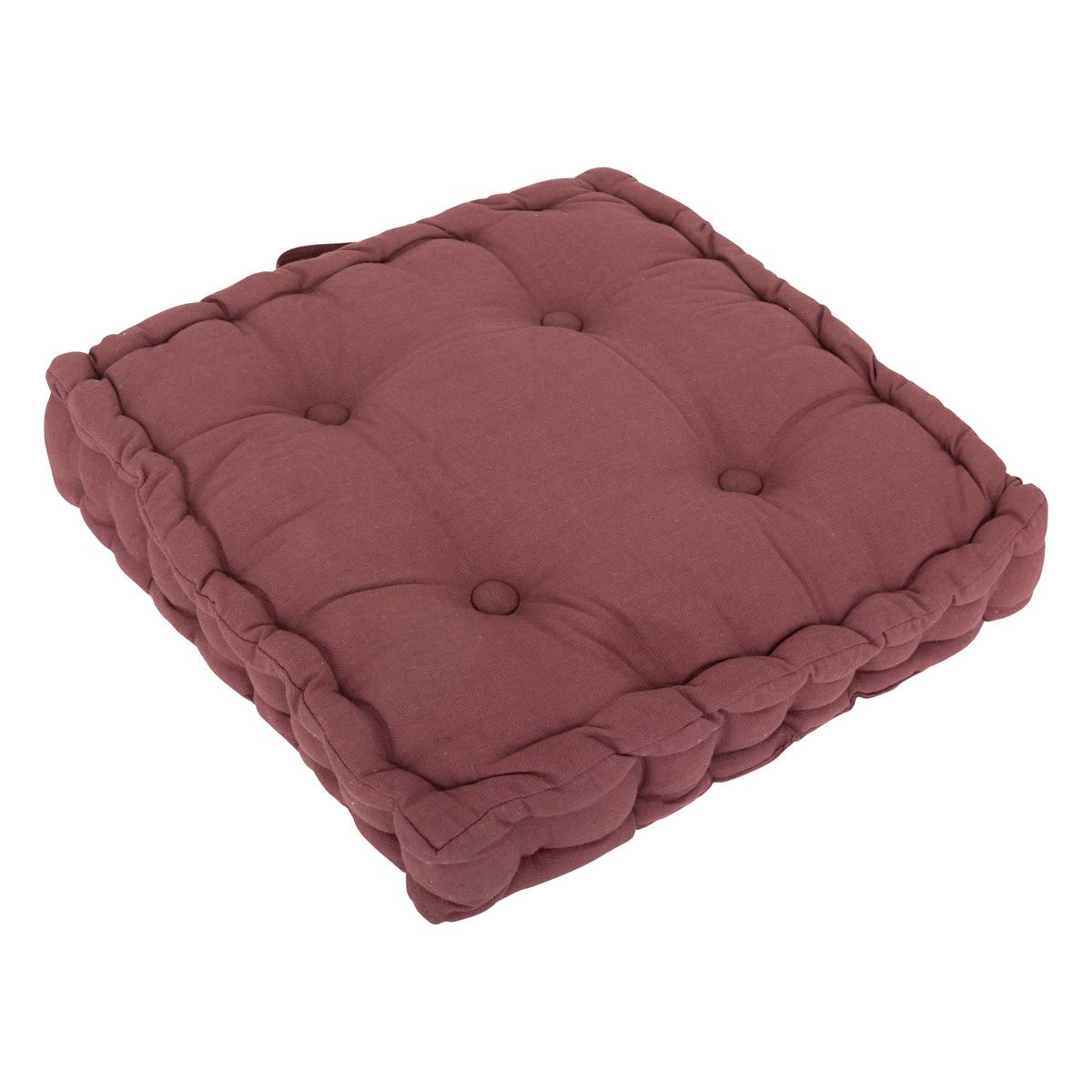 Floor cushion "Anjali" Plum, 40x40 cm