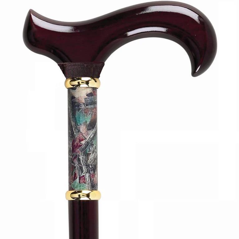 Exclusive Wood Insert Canes Woodlands Wooden Derby - Abilene Artificial Limb