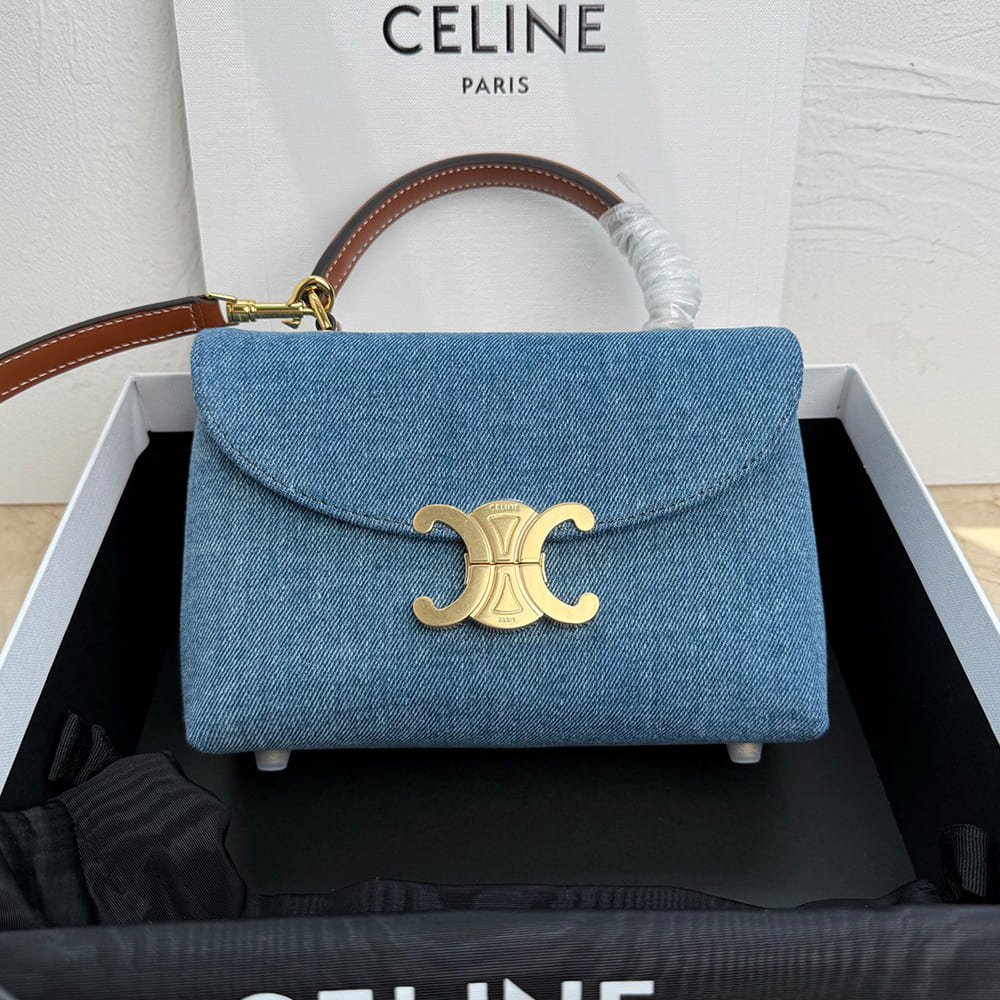 CELINE TEEN NINO BAG IN DENIM(HIGH-END GRADE)1:1High-quality replica