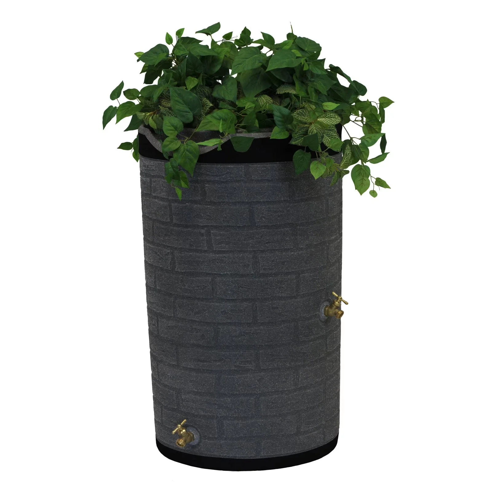 Good Ideas Impressions Downton Rain Saver Rain Barrel, 50 Gallon, Dark Granite - IMP-D50-DAR - Image 3 Good Ideas Impressions Downton Rain Saver Rain Barrel, 50 Gallon, Dark Granite - IMP-D50-DAR - Image 3