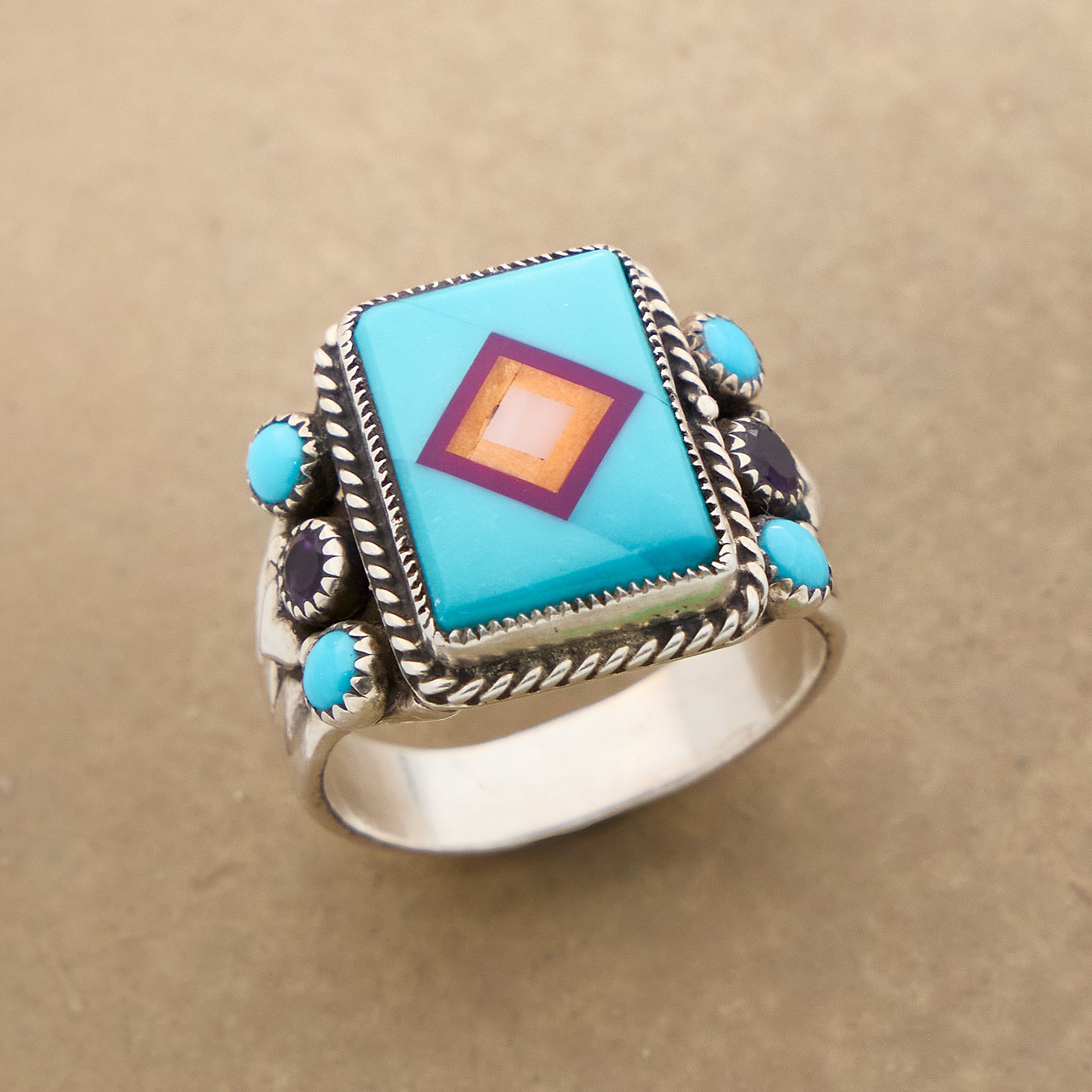 Taos Mosaic Ring - Sundance Clothing