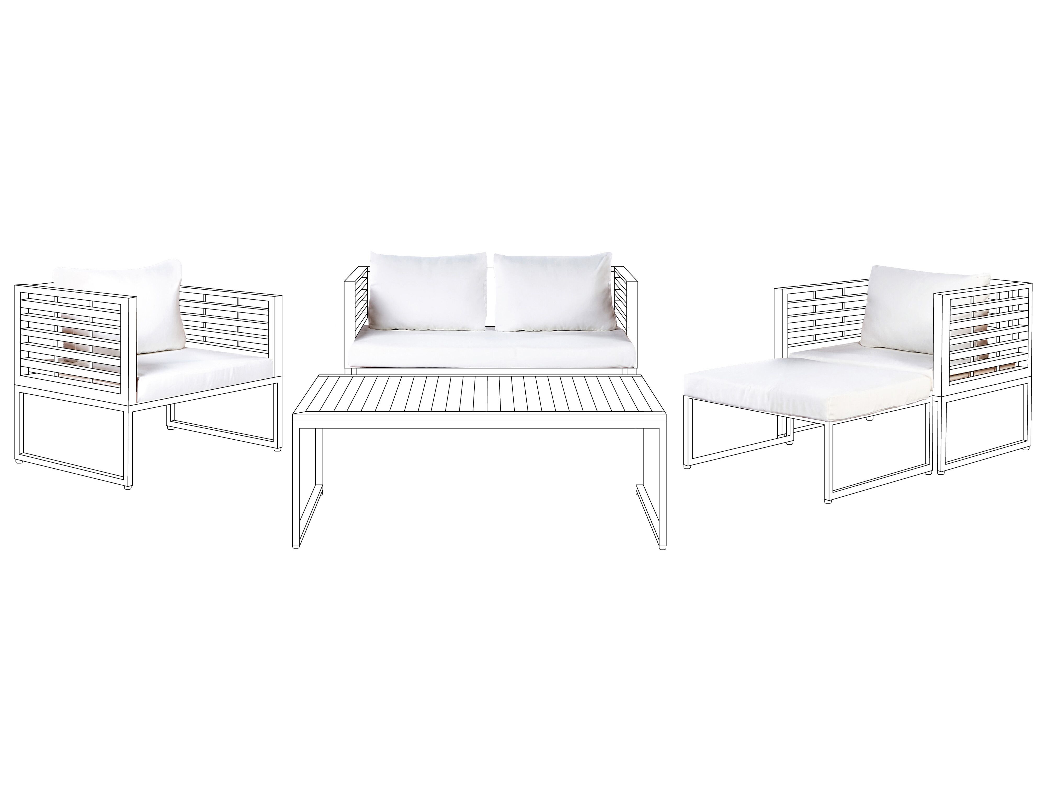 Outdoor Cushion Cover Set BERMUDA Off-White