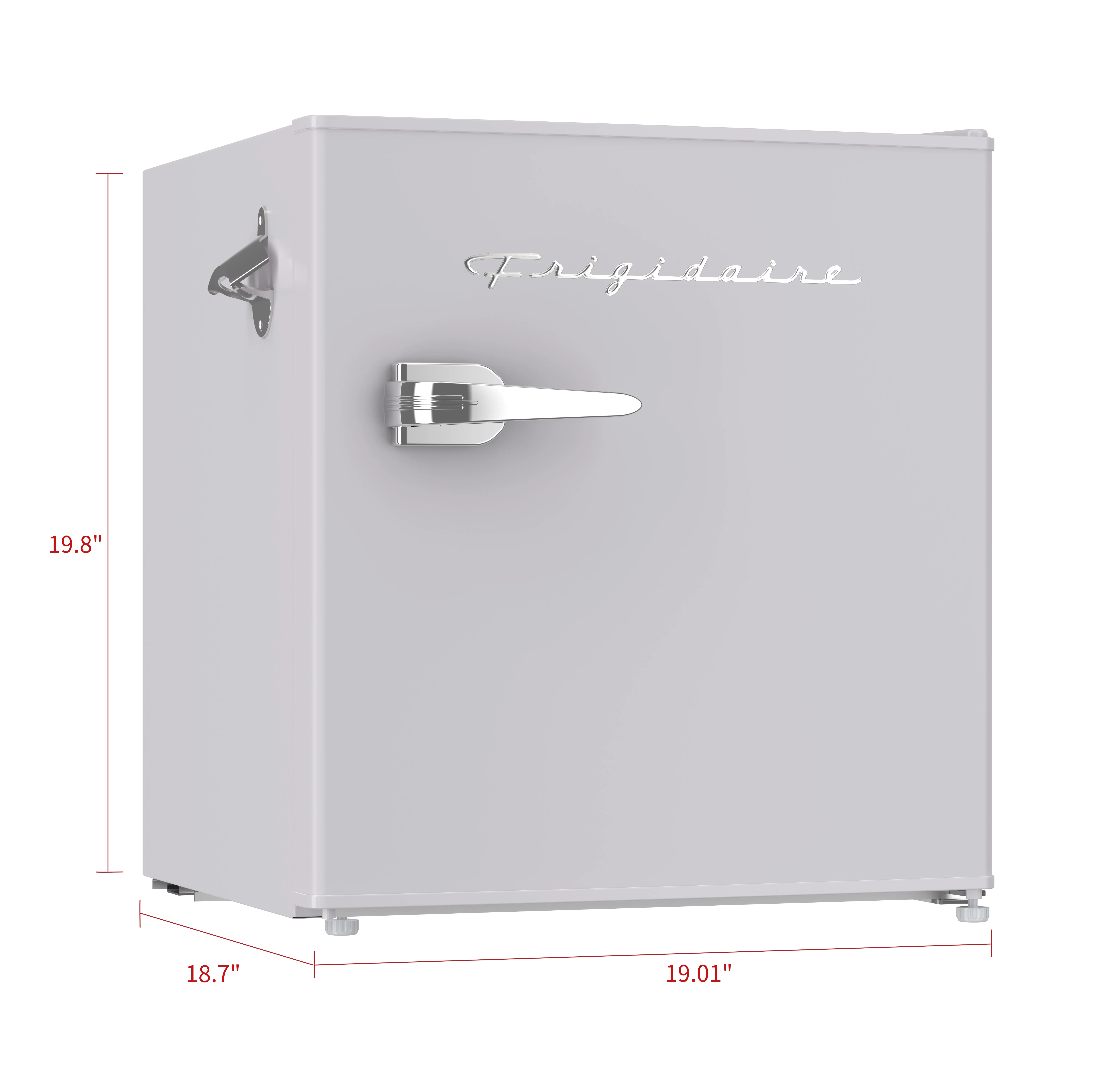 Frigidaire 1.6 Cu ft. Retro Compact Refrigerator with Side Bottle Opener, Coral - Image 37
