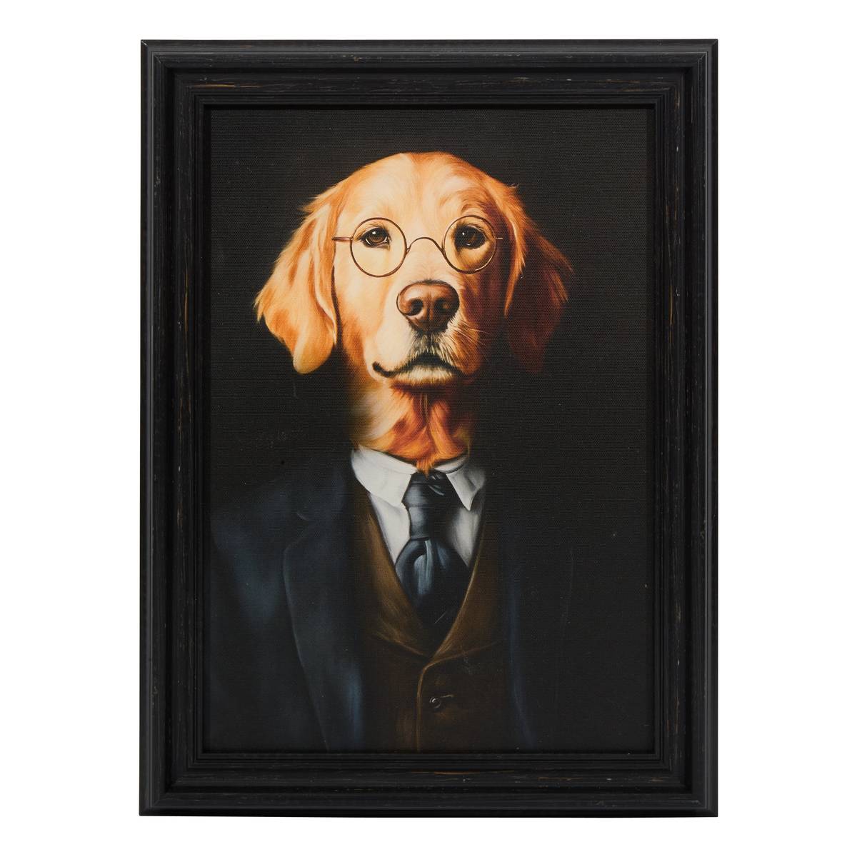 Framed Printed Canvas 'Richa' Black, 30x40 cm