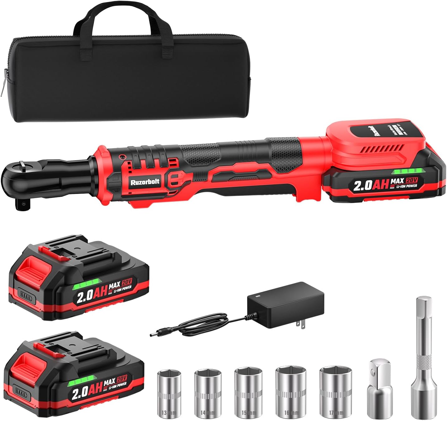 20V Cordless Ratchet Wrench 3/8