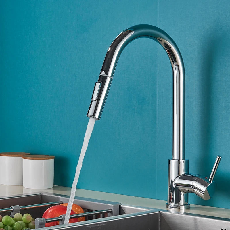 FlexiFlow | Elegante Uittrekbare Keukenmengkraan