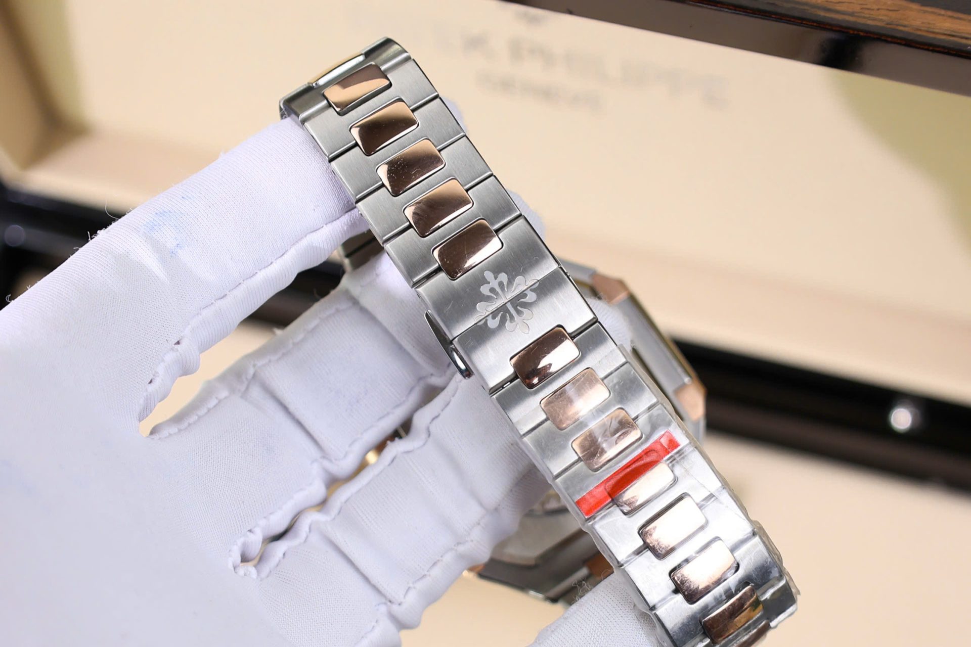Patek Philippe Cubitus 5821 Demi Rose Gold Replica 11 Watch Dial Blue 45mm - Top club