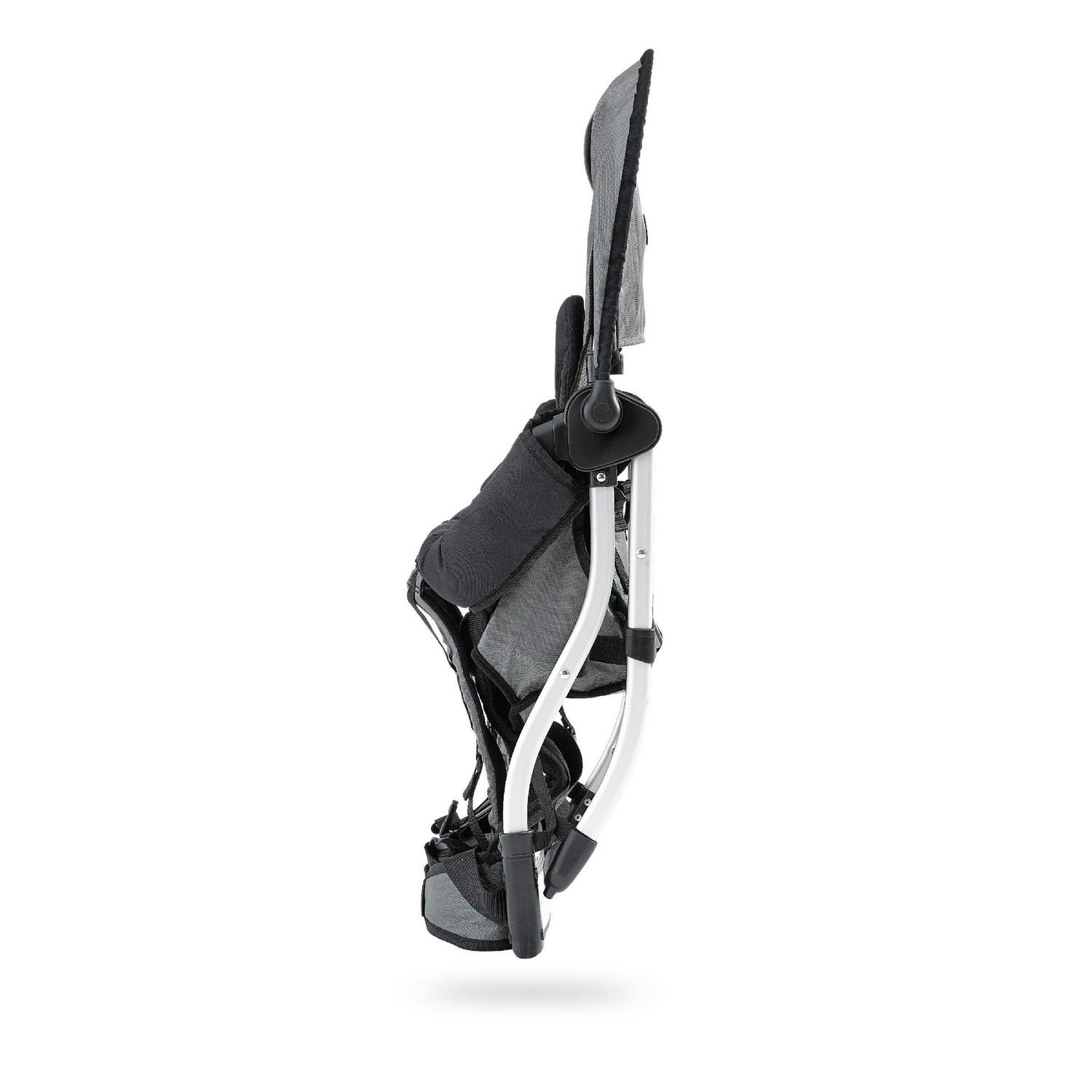 Chicco SmartSupport Backpack Baby Carrier - Grey (Grey/Black) - Image 6