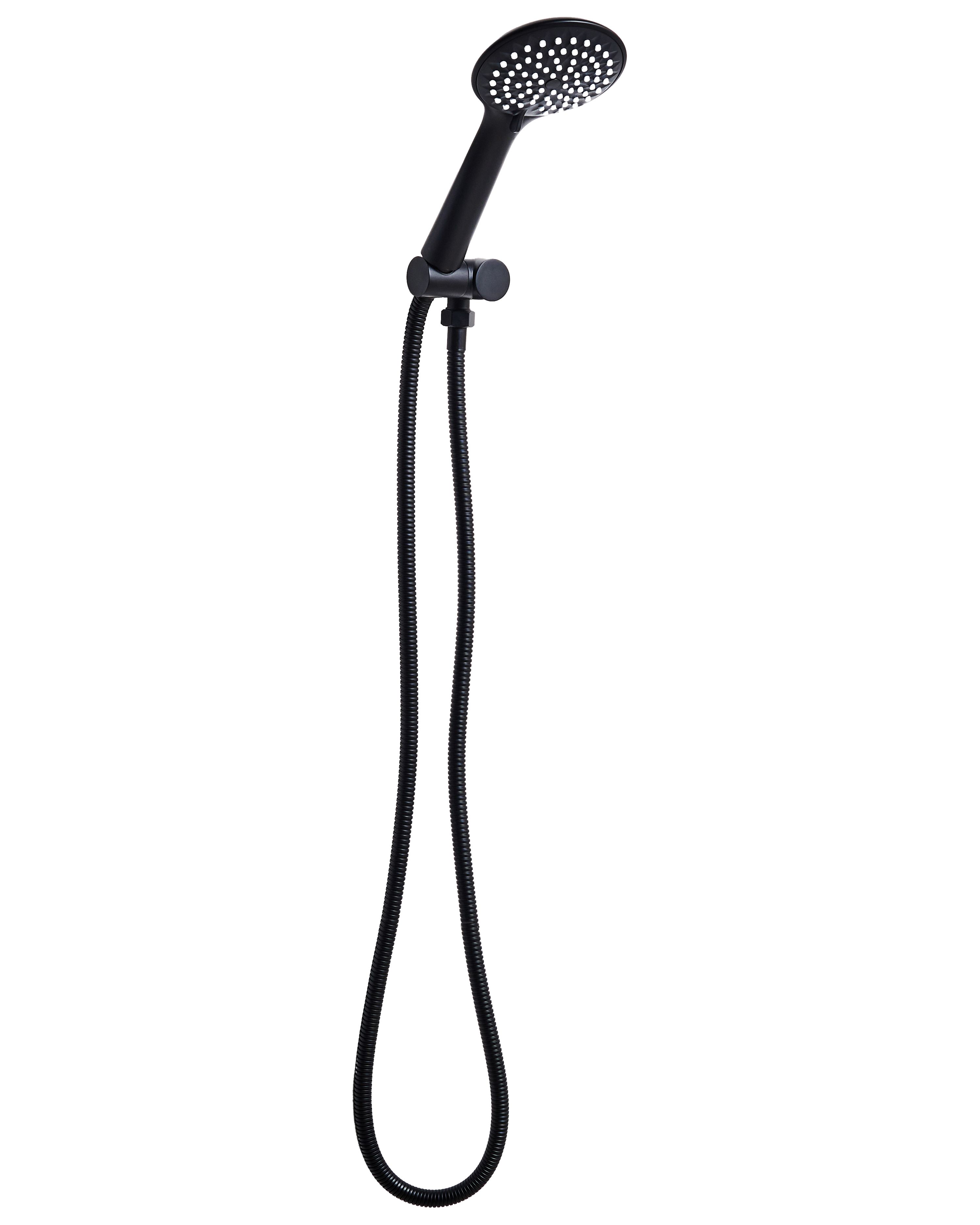 Shower Head and Hose Kit TARMA 4-function Black
