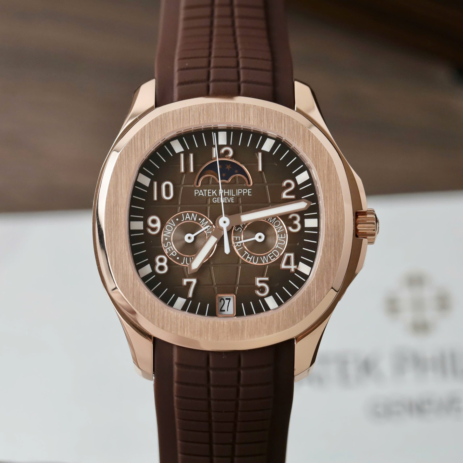 Patek Philippe Best Replica Watch Aquanaut 5261R Automatic Swiss Movement Chocolate Dial 40mm - Top club