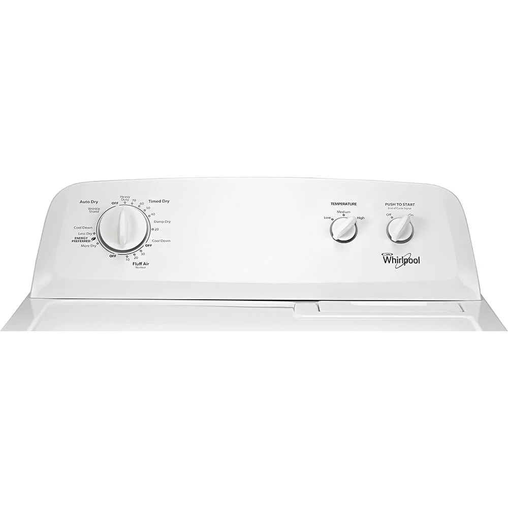 Whirlpool WED4616FW 7.0 Cu. Ft. White Electric Dryer - Image 4