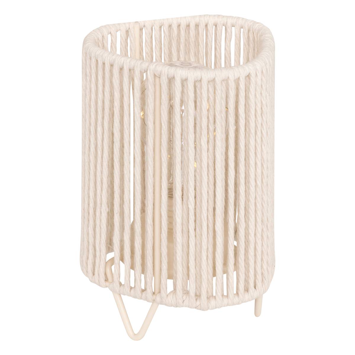 LED Lamp Battery "Oda" White, H.17 cm