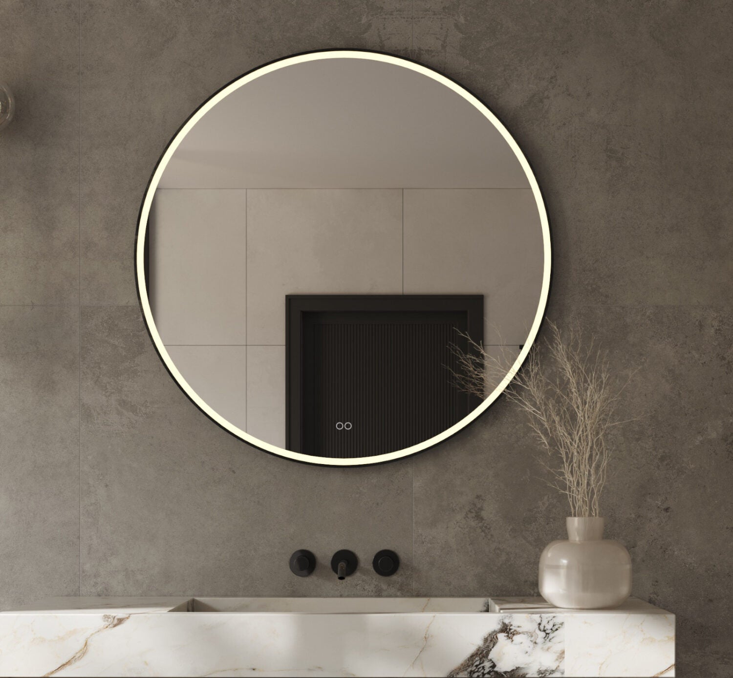 Vtw Living - Badkamerspiegel - LED Verlichting - Anti Condens - 100 cm