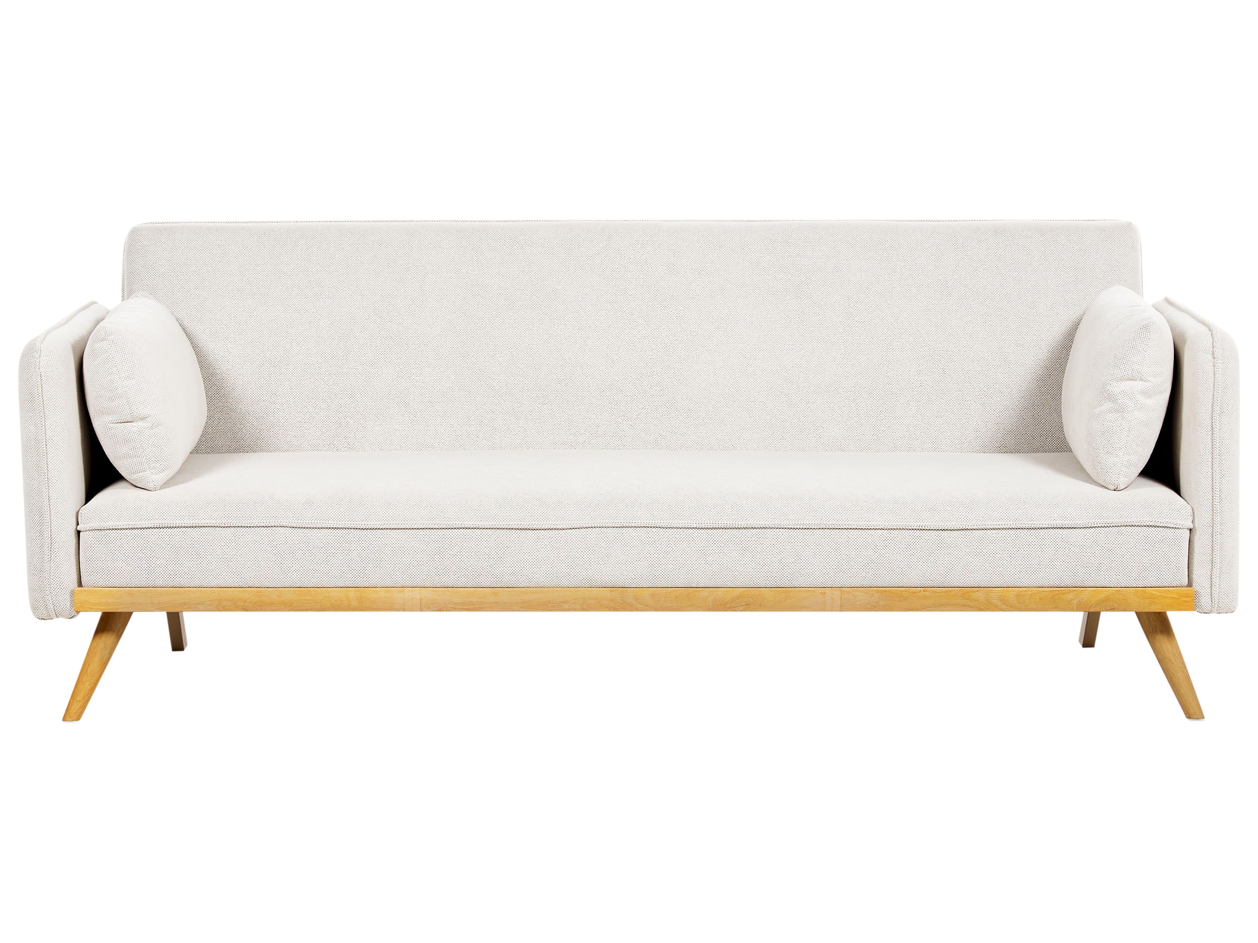 Sofa Bed 3 Seater ASAA Fabric Off-White