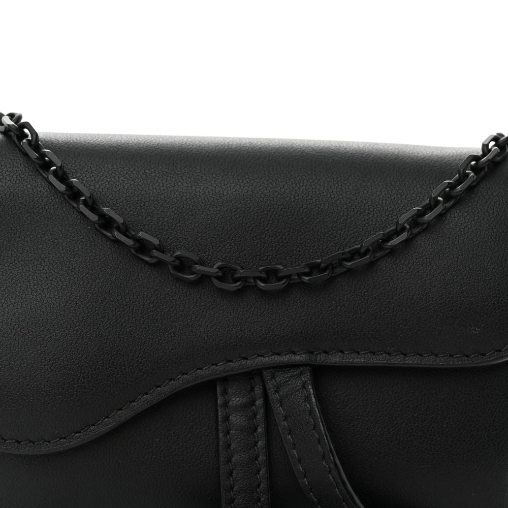 Dior Black Replica Handbag – Superfake Nano Saddle Chain Pouch1:1High-quality replica