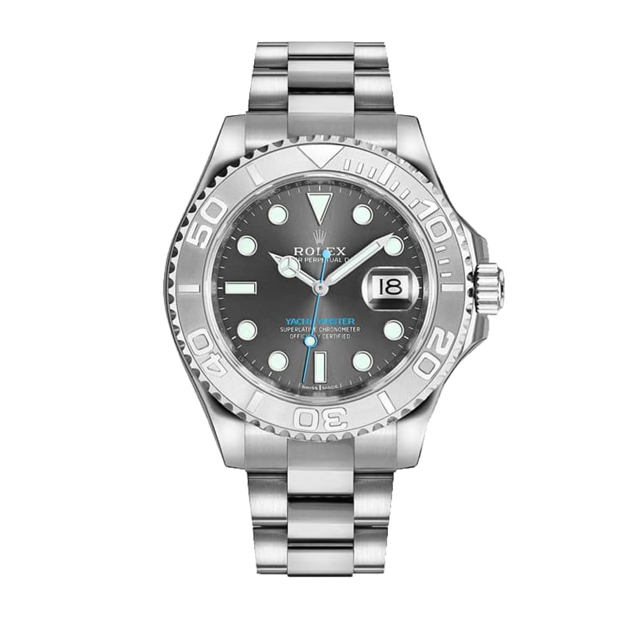 Rolex Yacht-Master 116622-0003 Platinum   Rhodium Dial Replica - Elite Watch Atelier