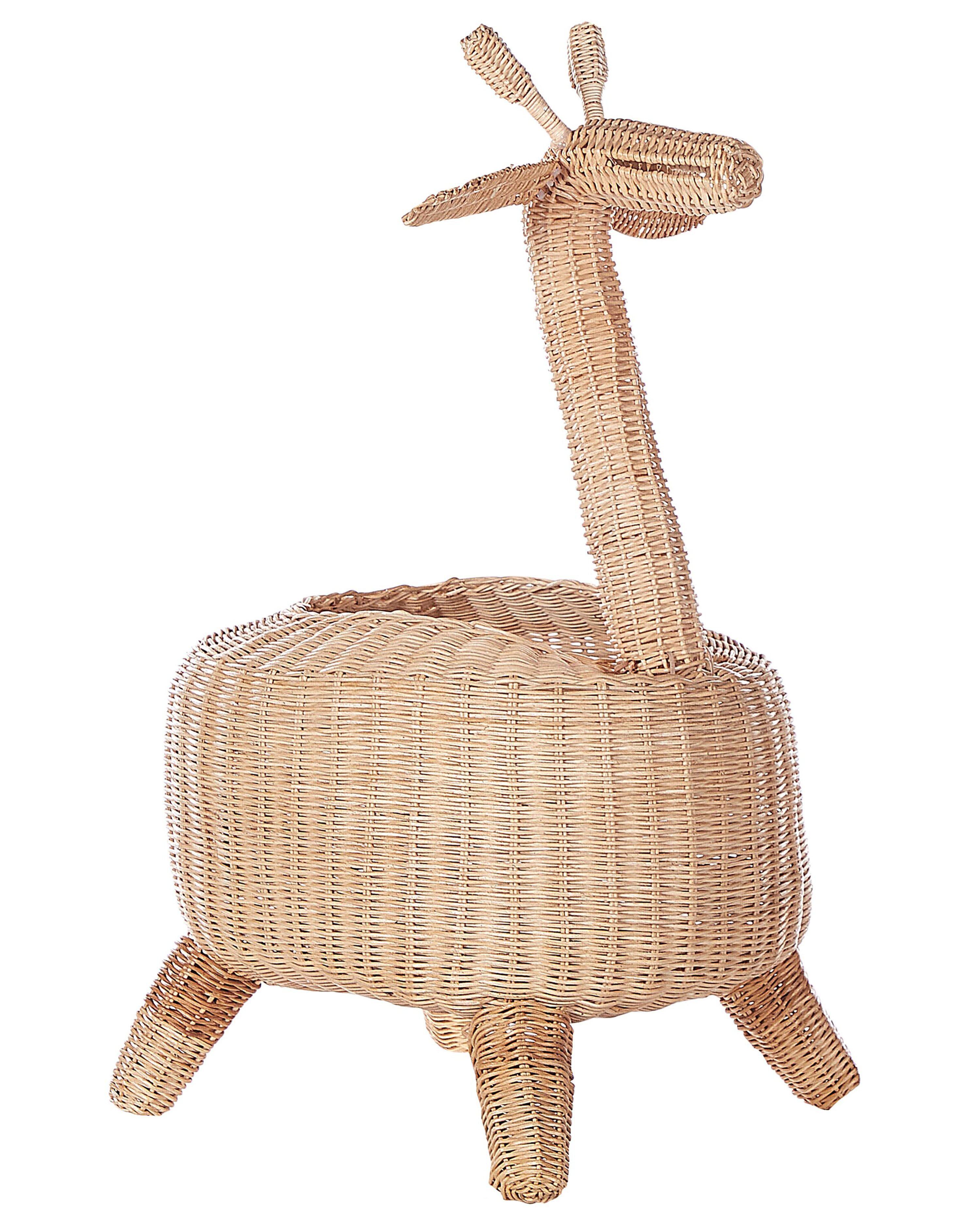 Kids Basket Giraffe HAINAN Rattan Natural