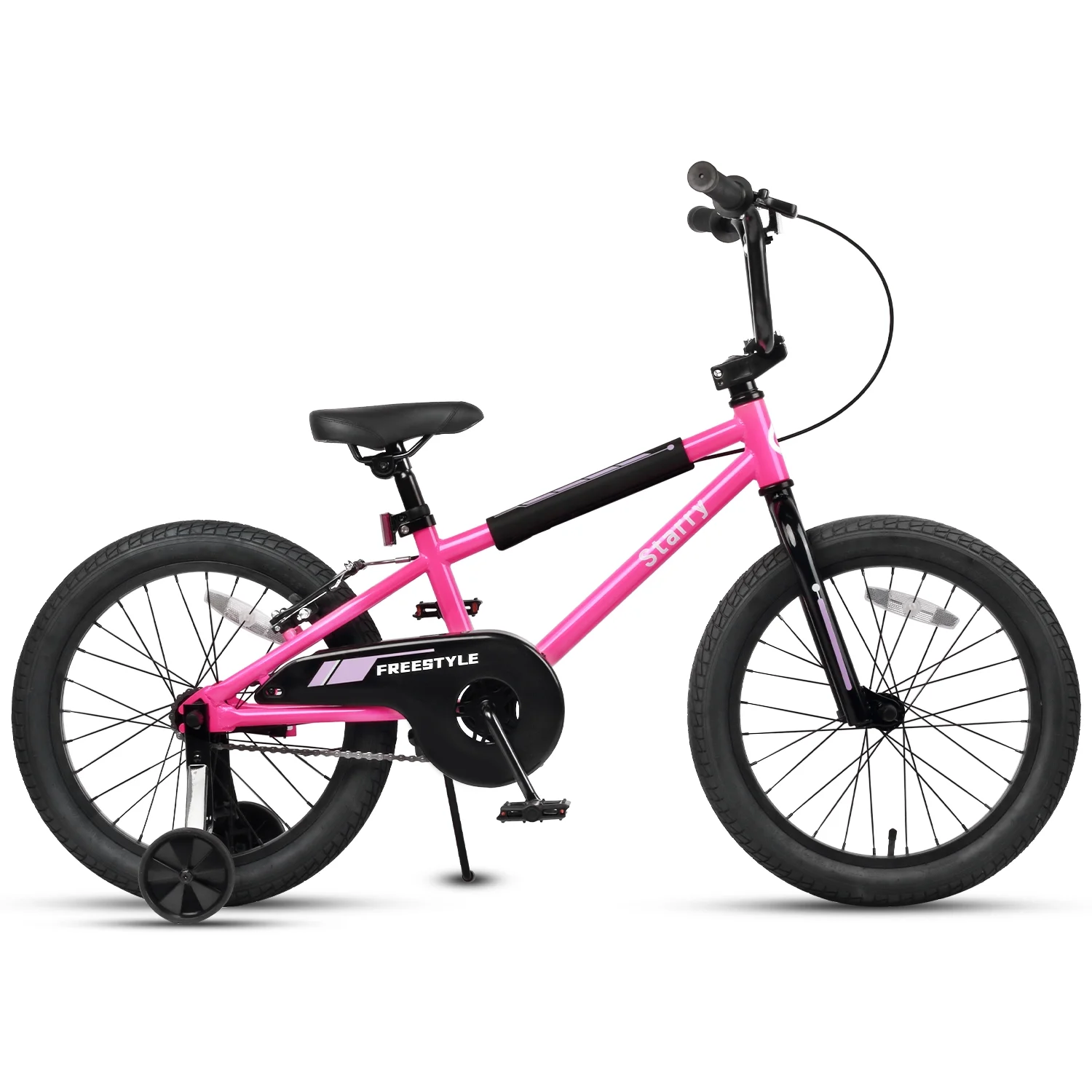 Glerc 14 Inch Little Kids Bike BMX Style Bicycle with Training Wheels Coaster Brake for 3 4 5 Years Old Boys Girls, Blue - Image 16