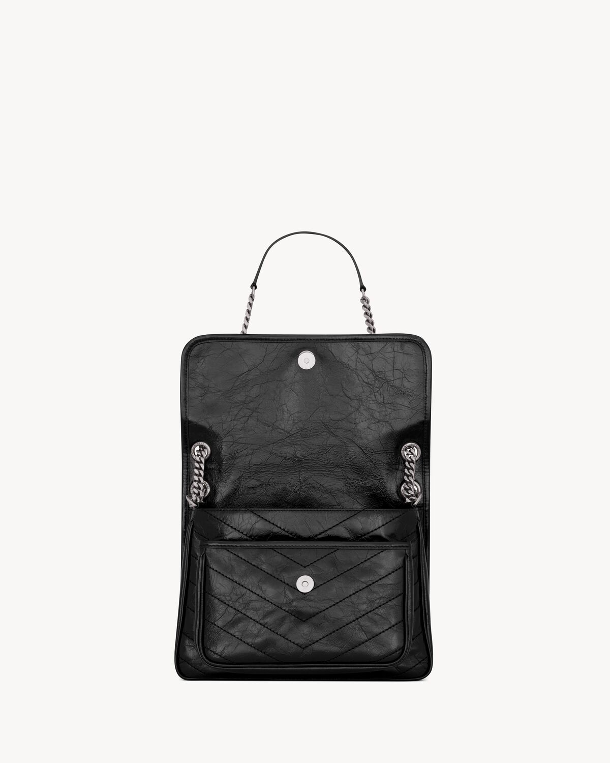 Replicate YSL Niki Medium in Vintage Leather(1:1 replica)1:1High-quality replica