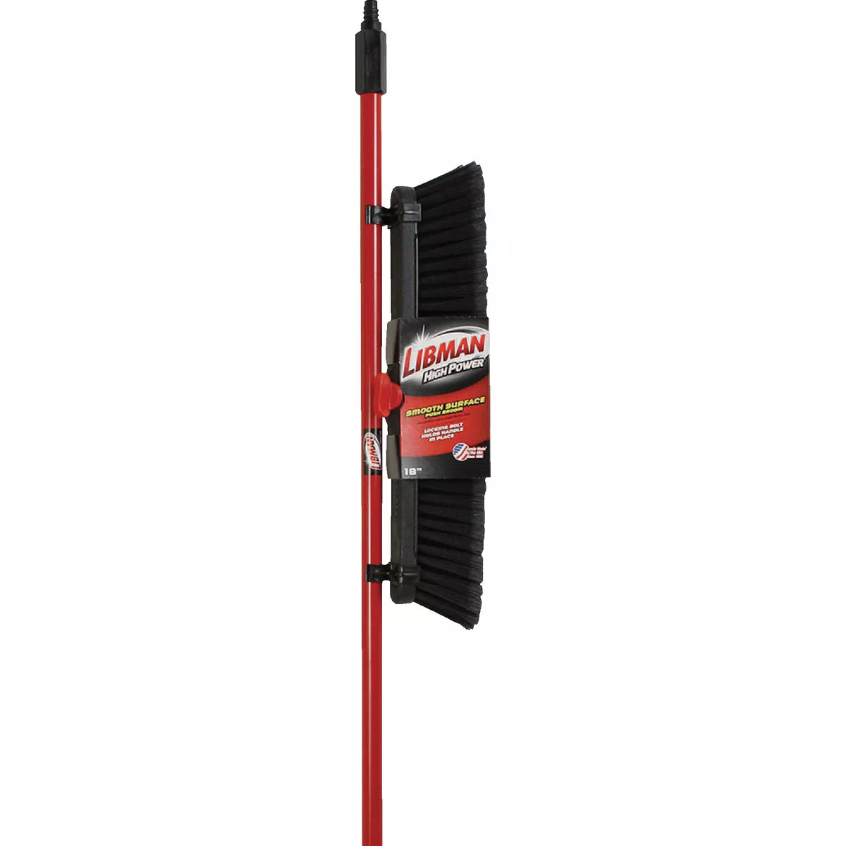 Libman 18 In. x 64 In. Steel Handle Smooth Surface Push Broom